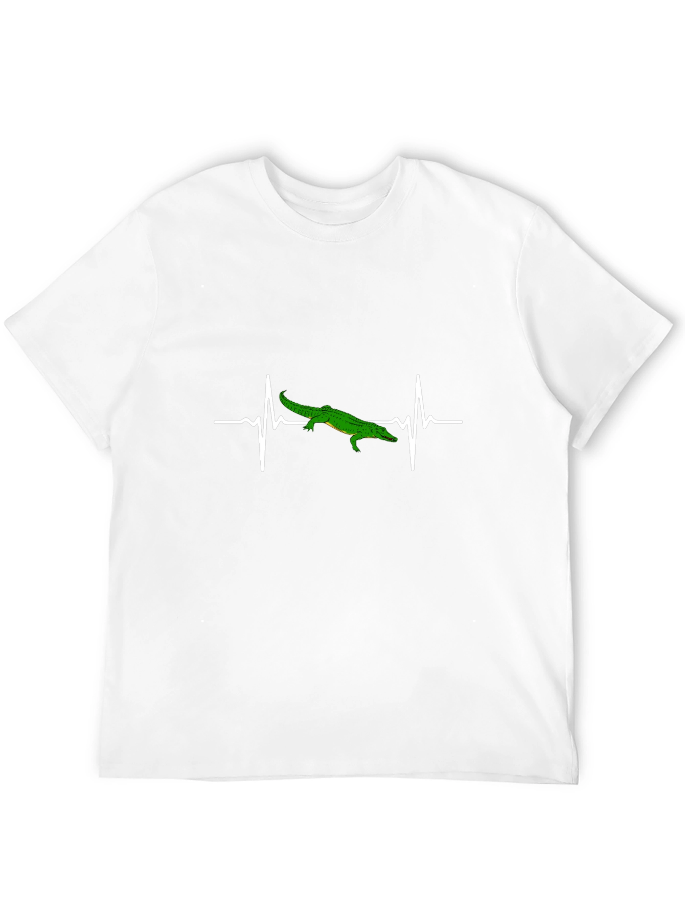 Alligator Heartbeat T-Shirt - Unique Graphic Tee