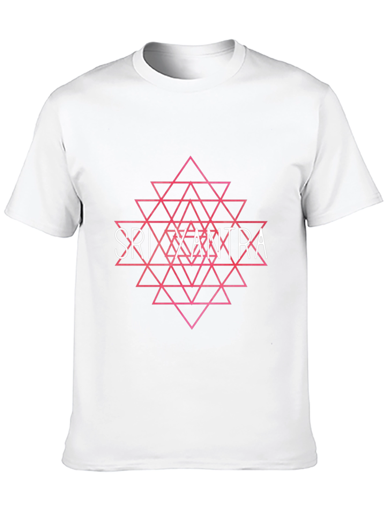 Sri Yantra Graphic Tee - Black Cotton Comfort