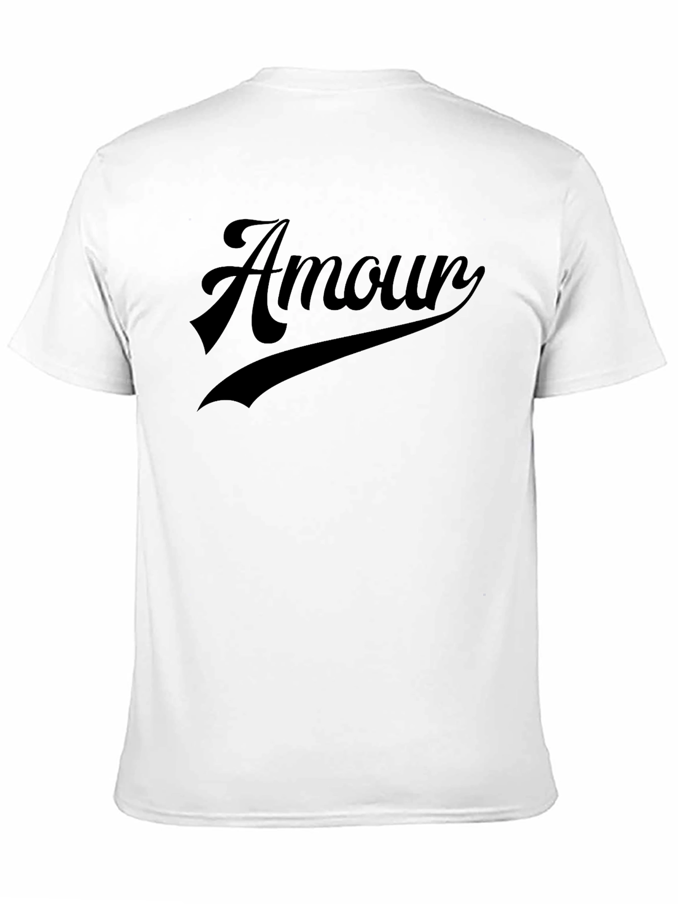 Amour Graphic Tee - Stylish Black T-Shirt