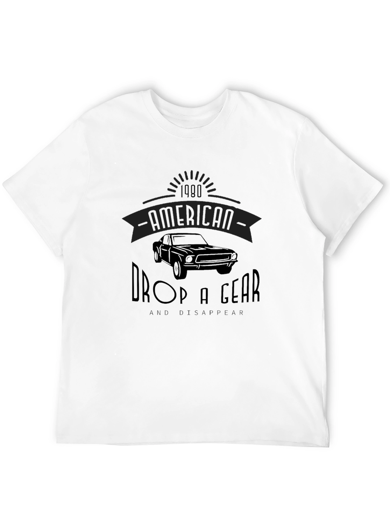 American Muscle Car Graphic Tee