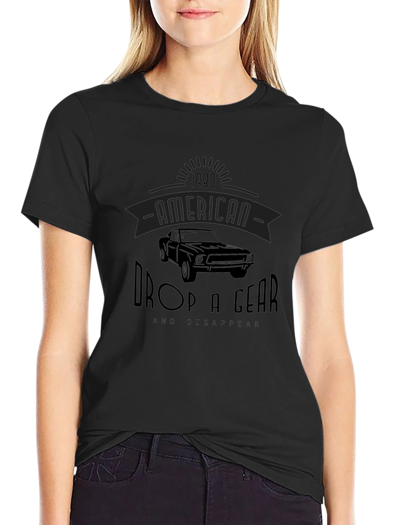 American Muscle Car Graphic Tee