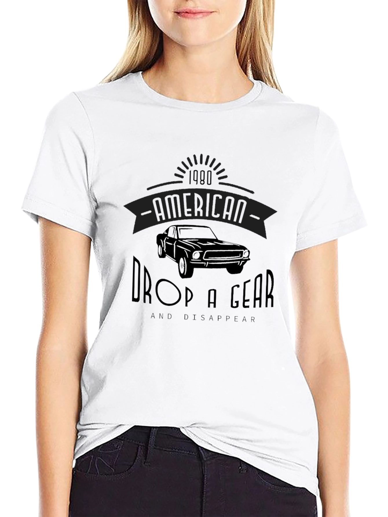 American Muscle Car Graphic Tee