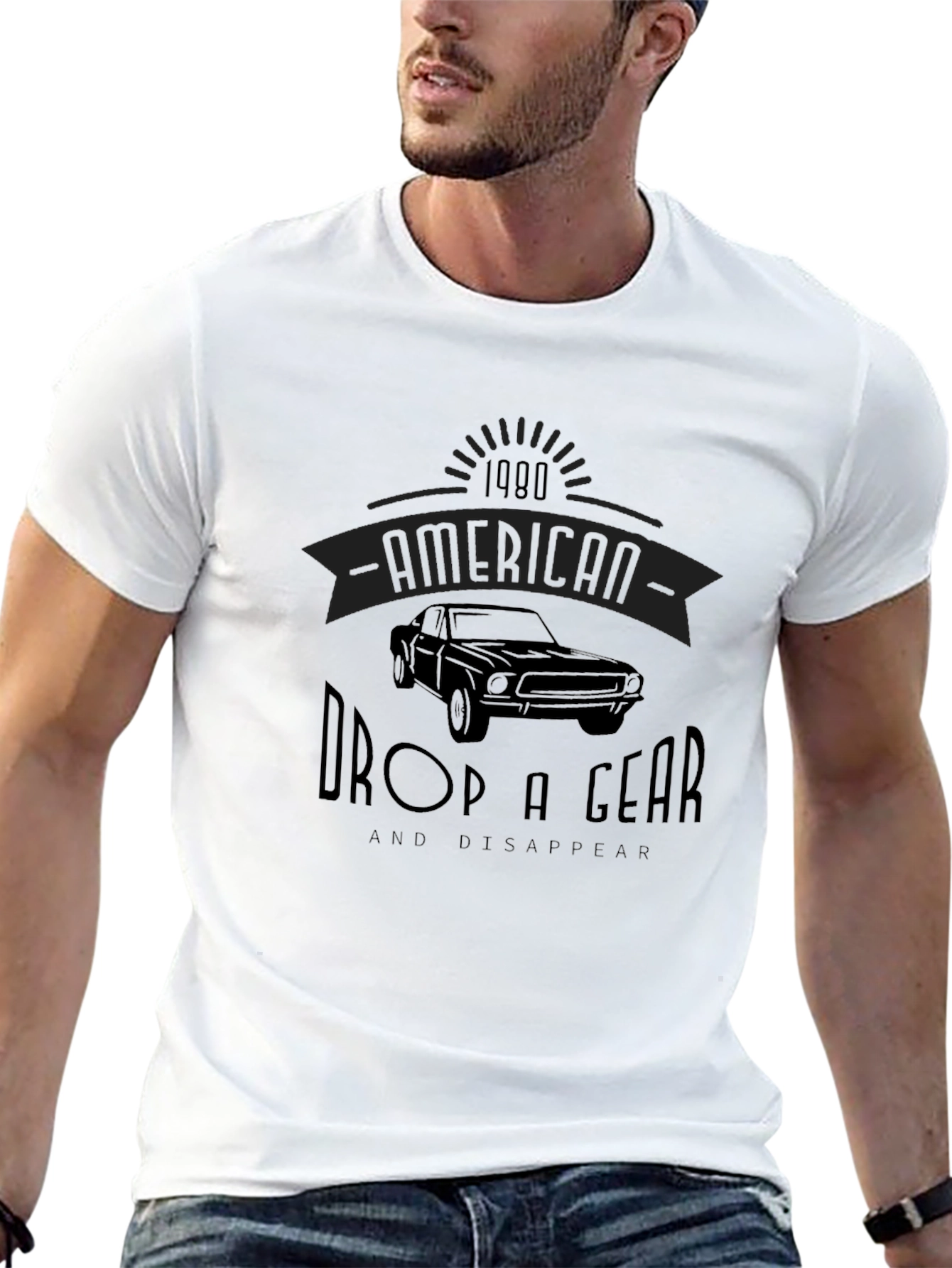 American Muscle Car Graphic Tee