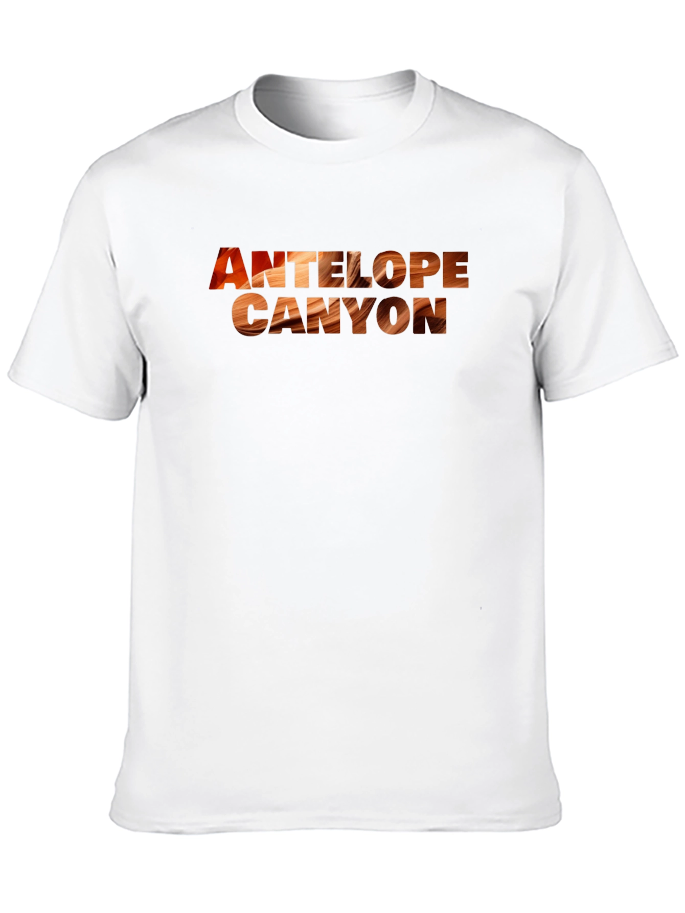 Antelope Canyon Graphic Tee - Black Short Sleeve