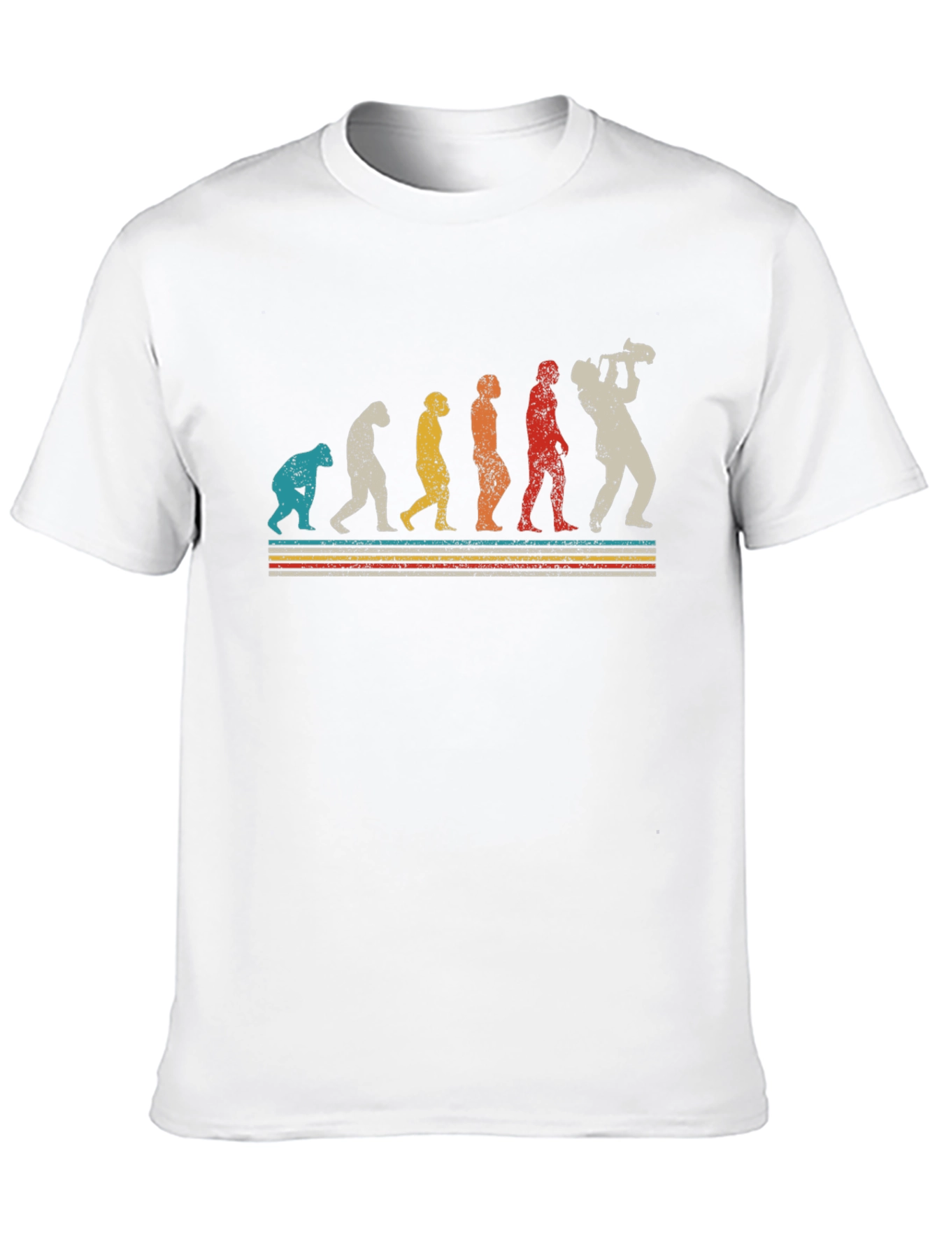 Evolution of the Cameraman Black T-Shirt