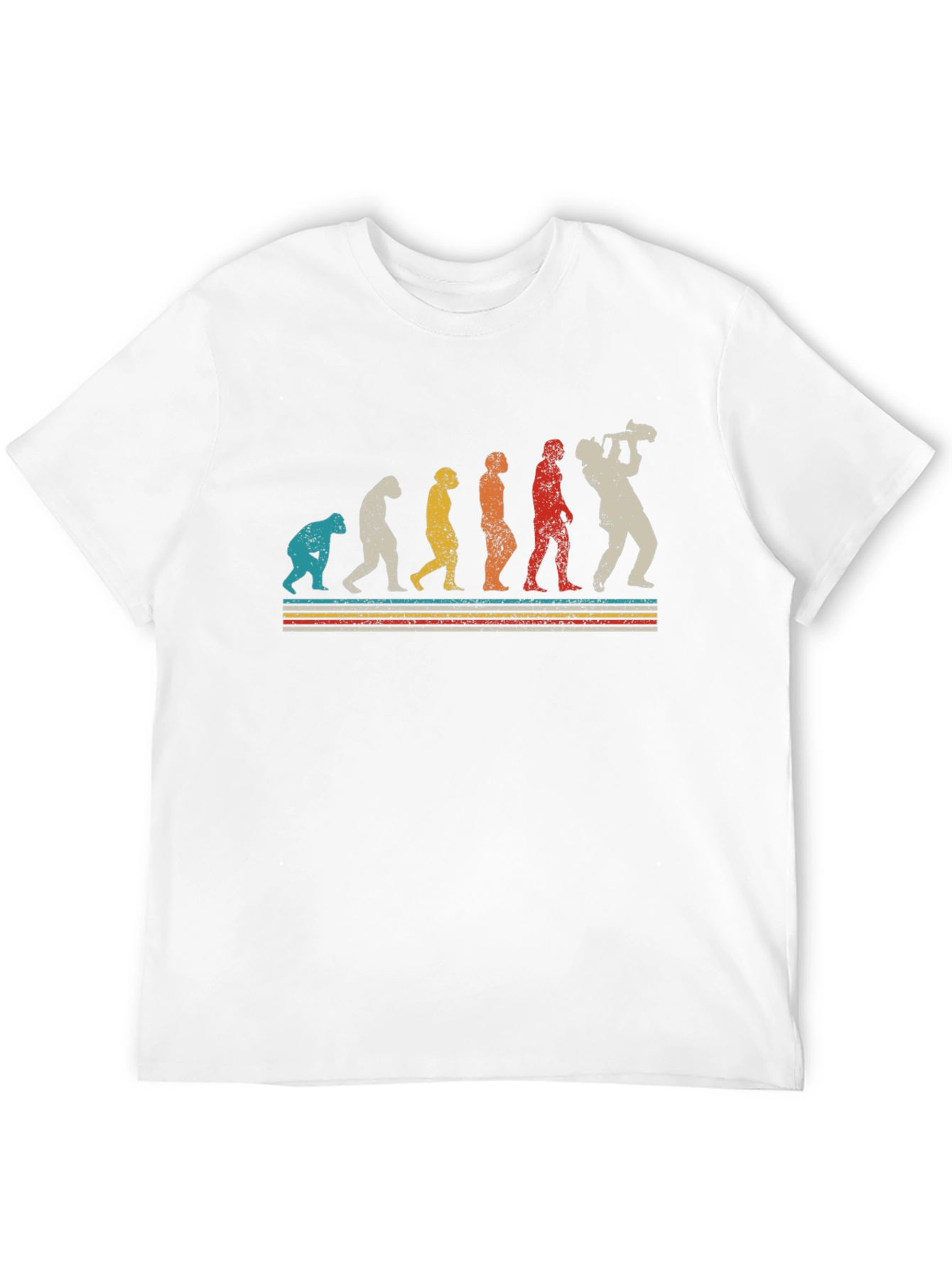 Evolution of the Cameraman Black T-Shirt