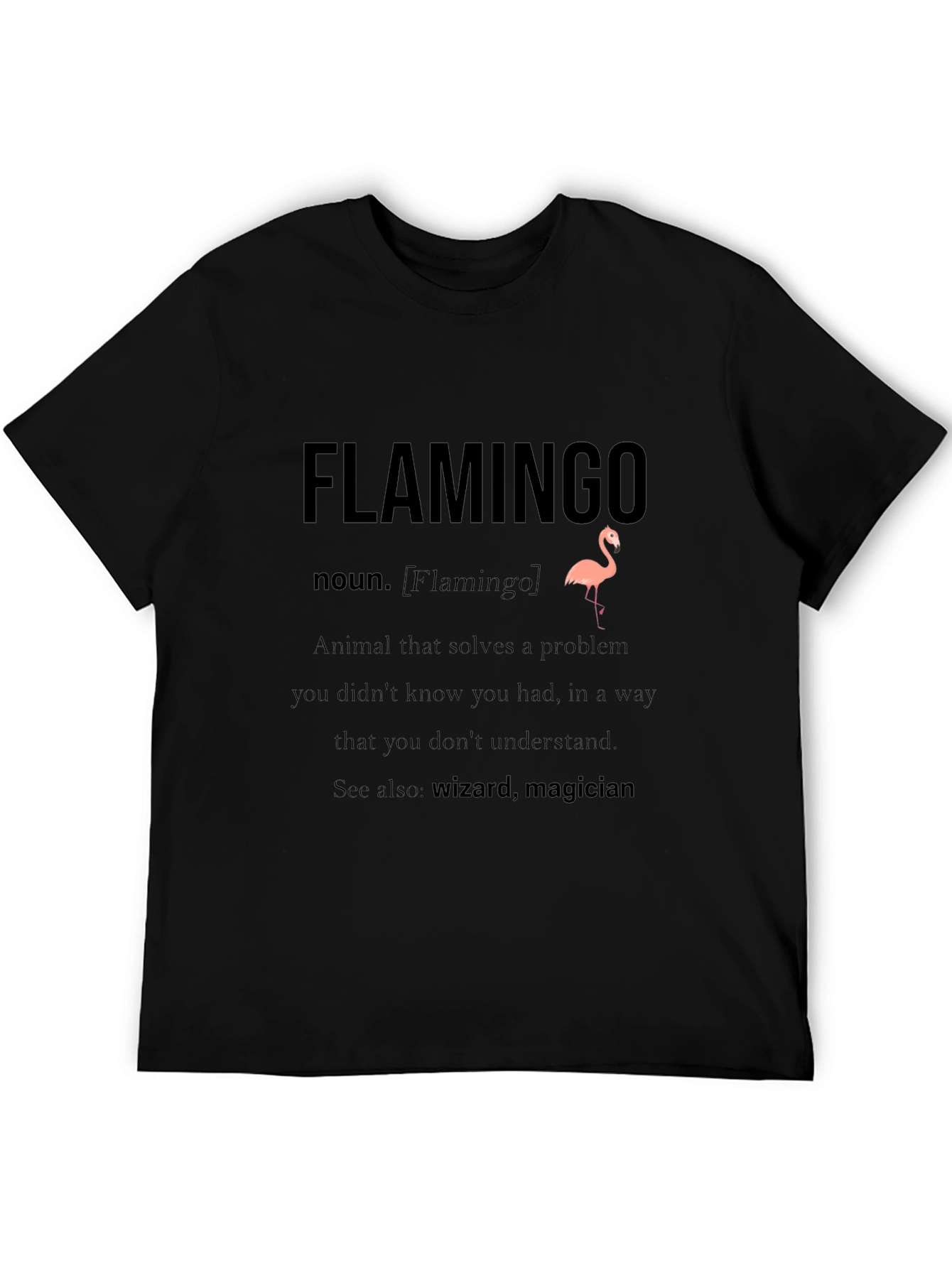 Flamingo Definition Graphic T-Shirt