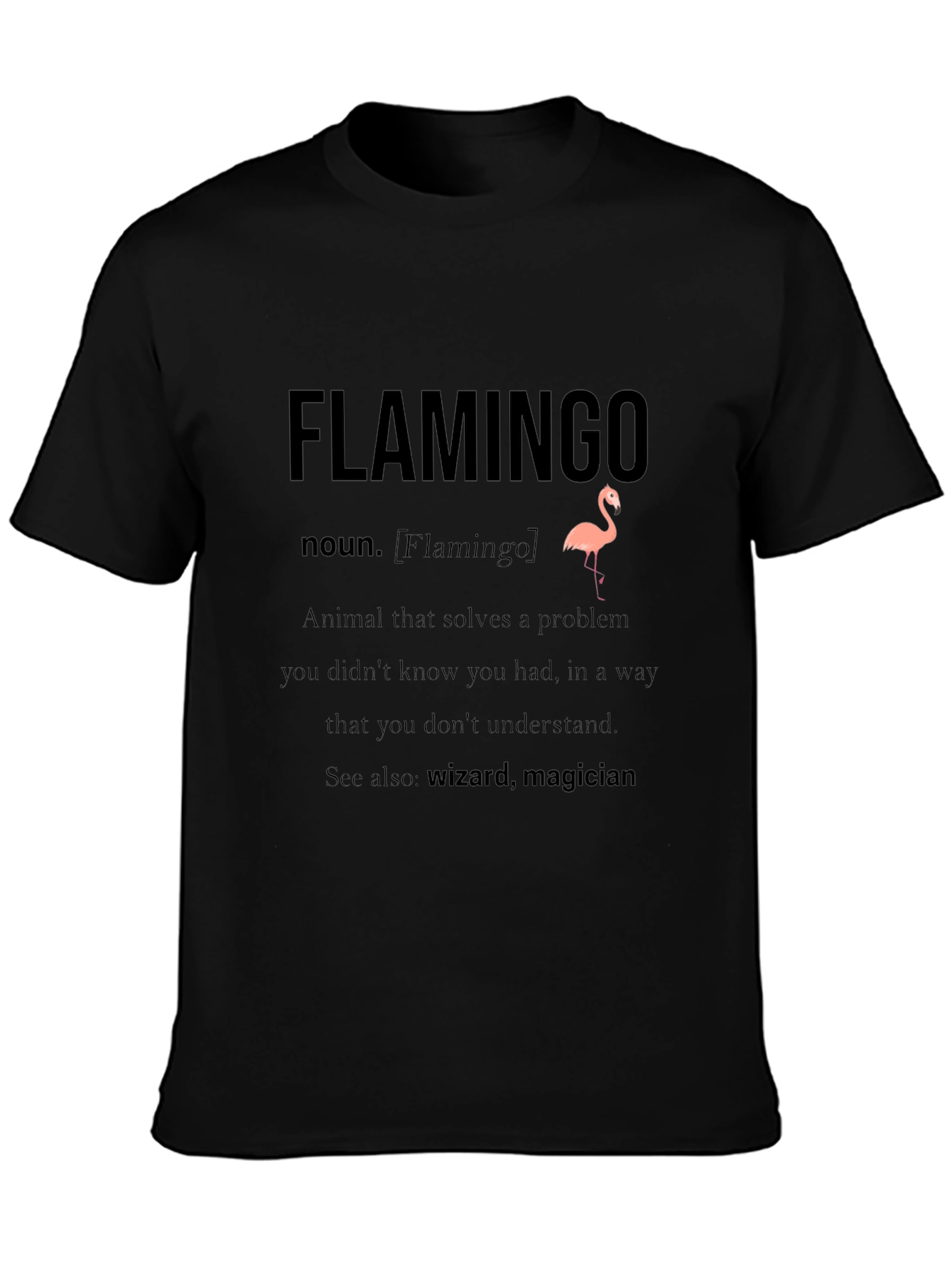 Flamingo Definition Graphic T-Shirt
