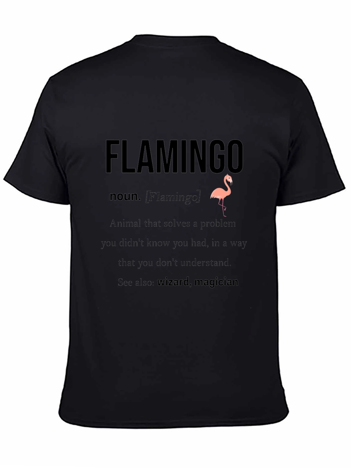 Flamingo Definition Graphic T-Shirt