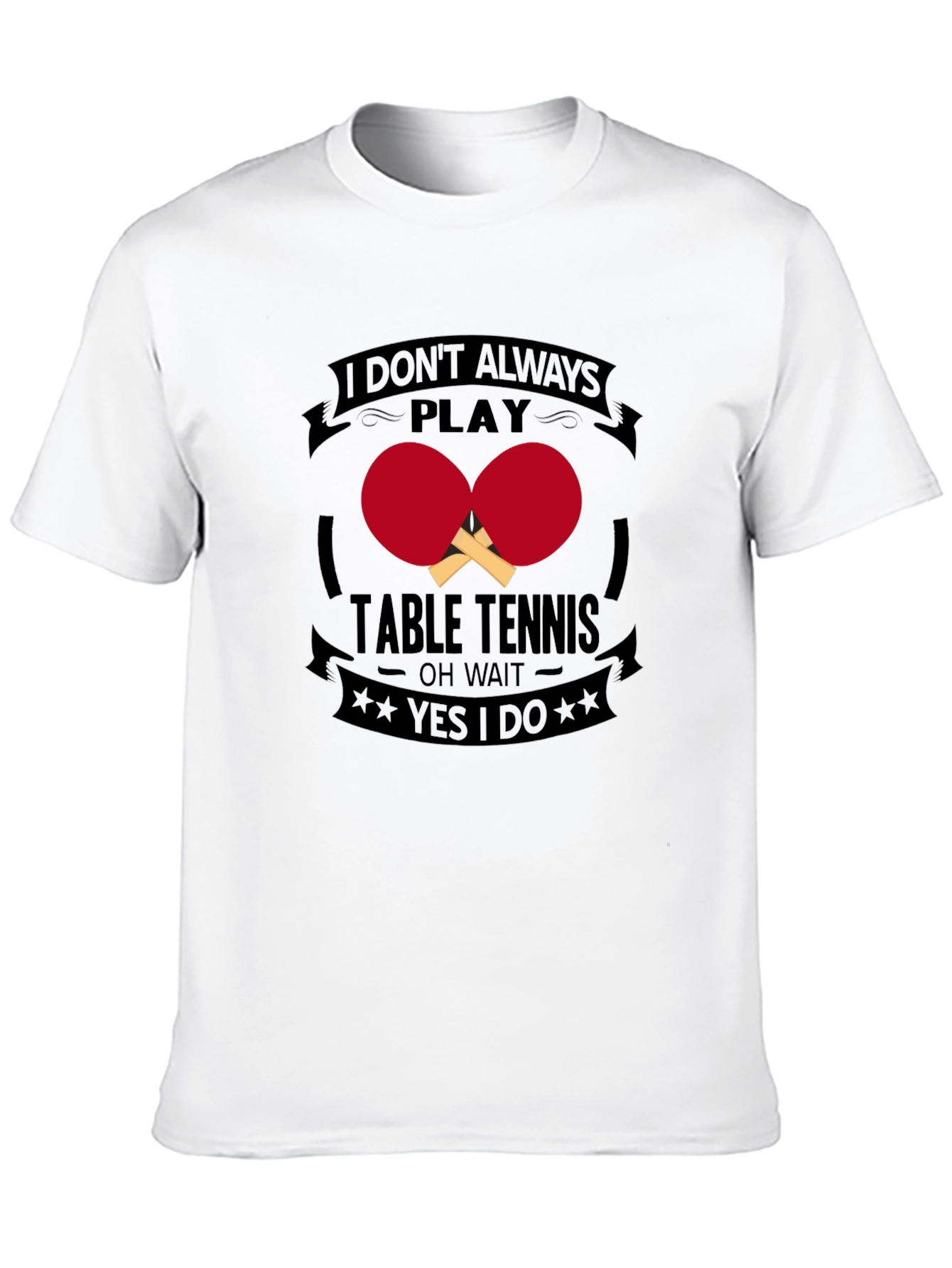 Funny Table Tennis Graphic T-Shirt