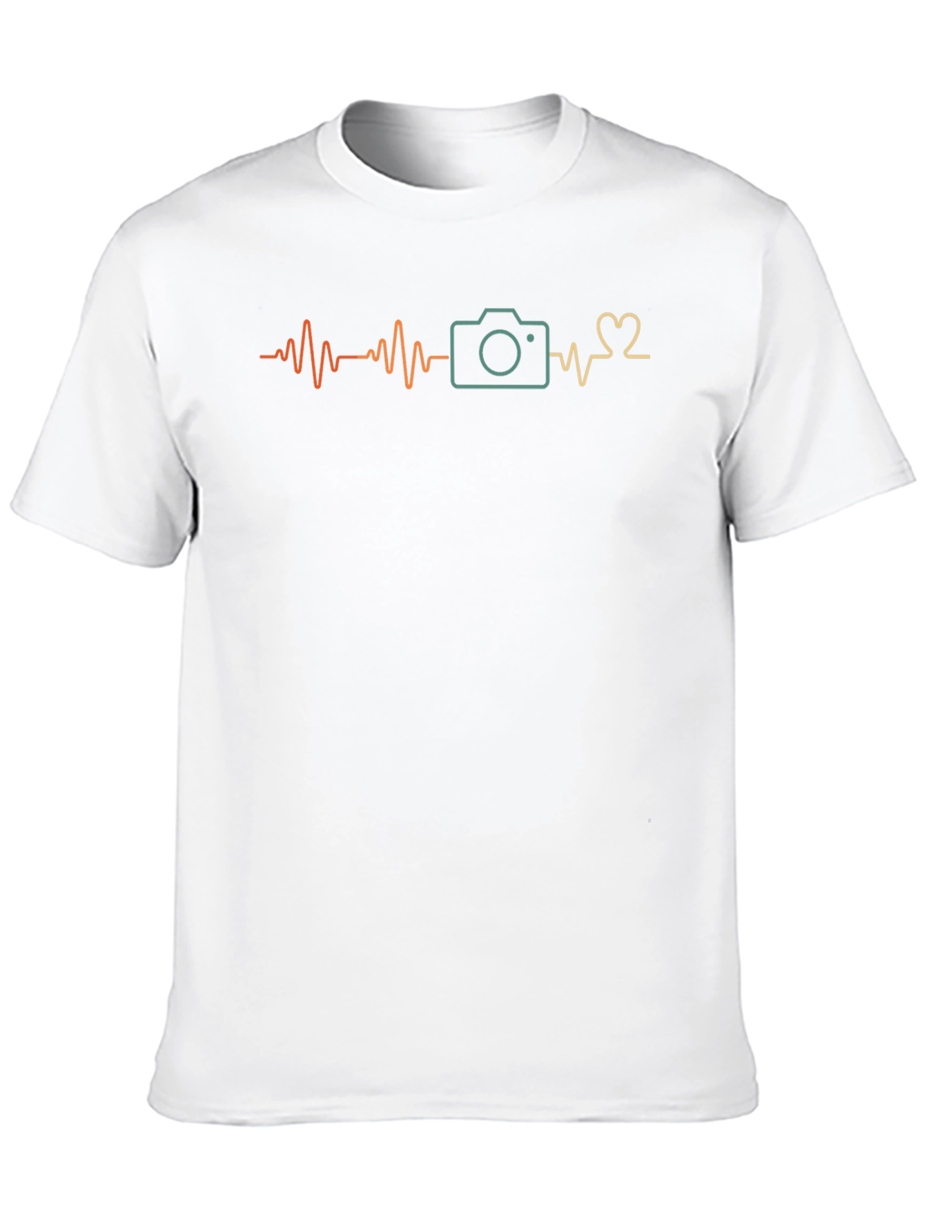 Camera Heartbeat T-Shirt - Photographers Passion