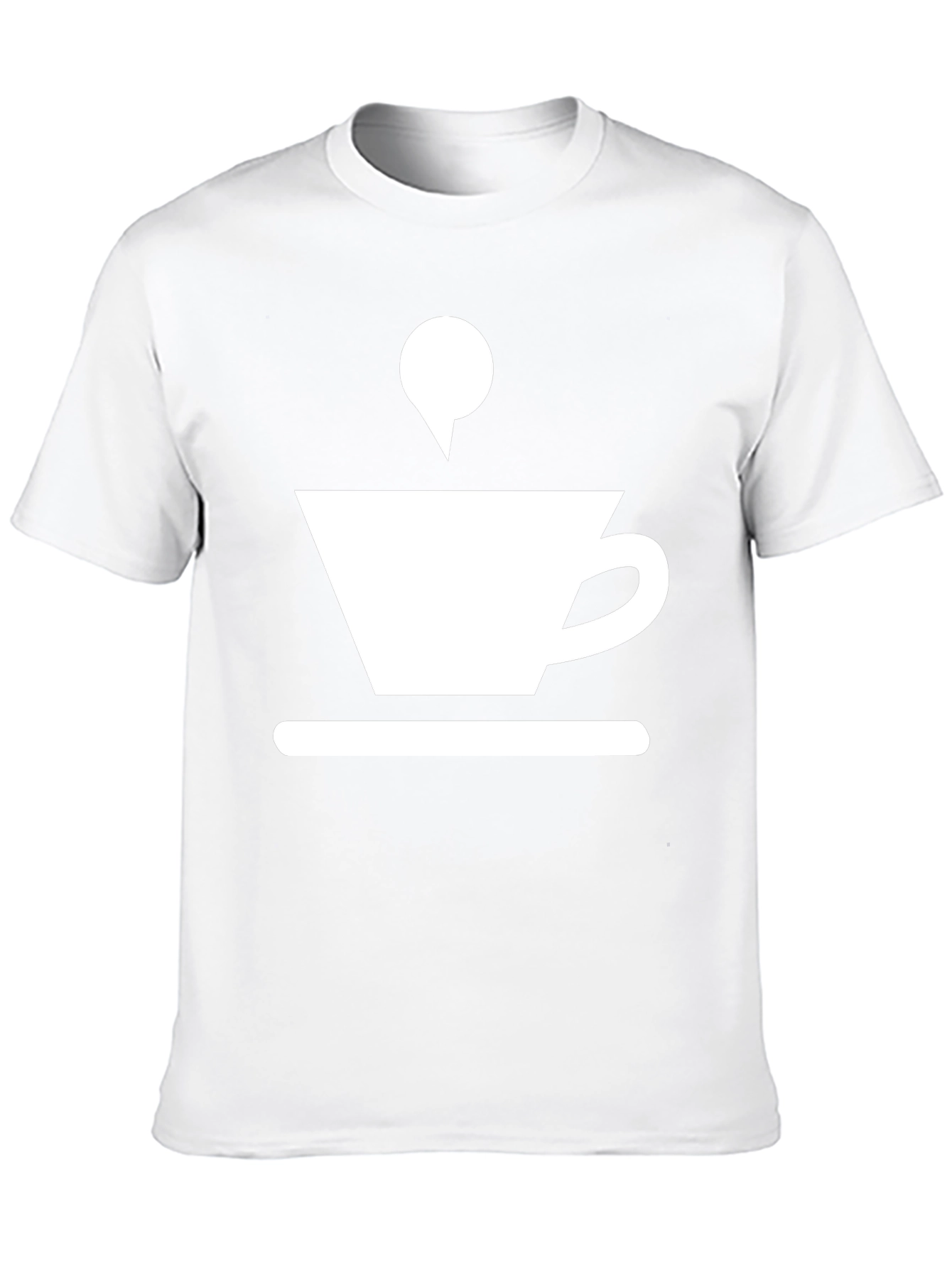 Coffee Cup Graphic Tee - Casual Black T-Shirt