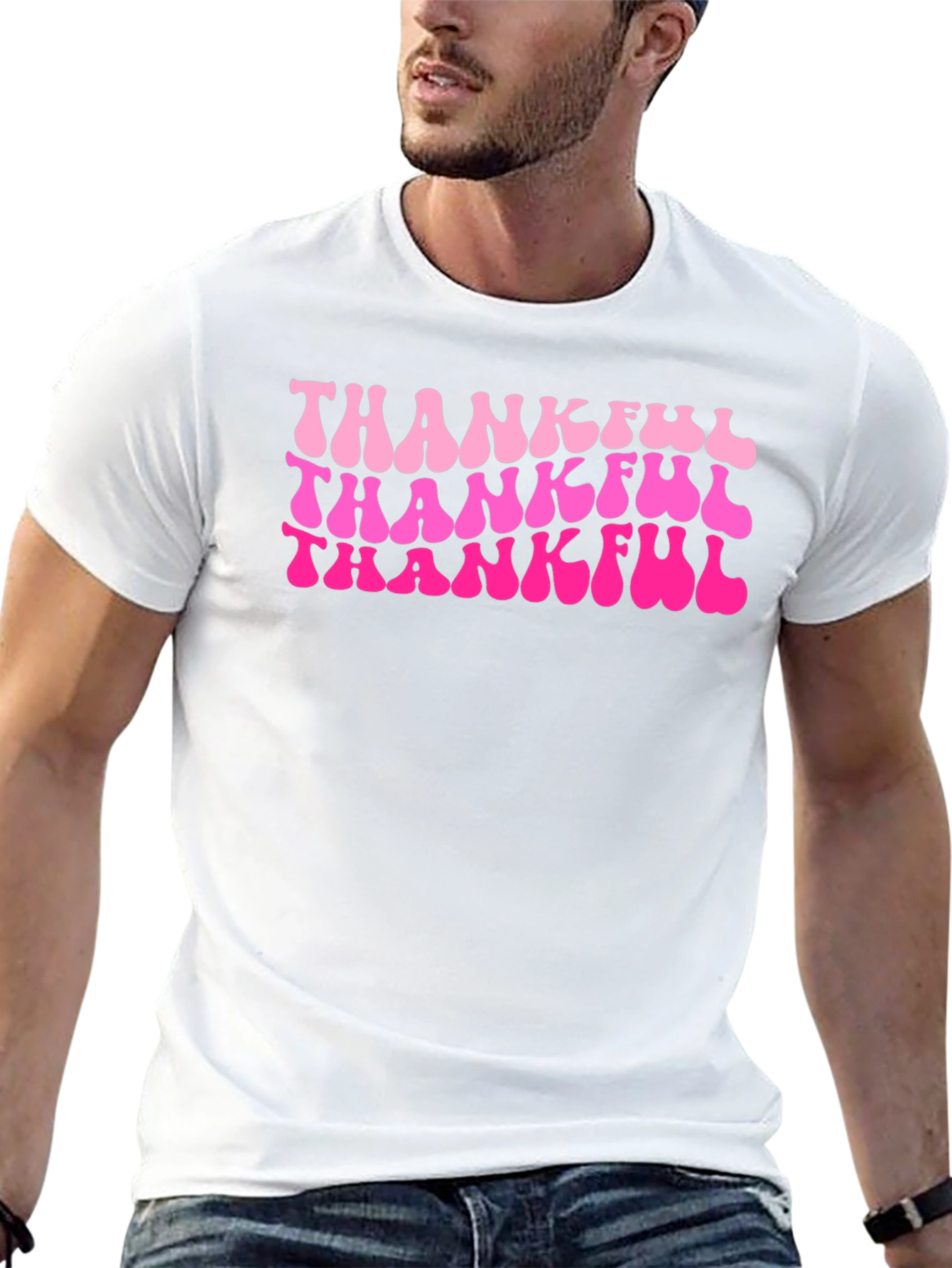 Thankful T-Shirt - Retro Thanksgiving Tee