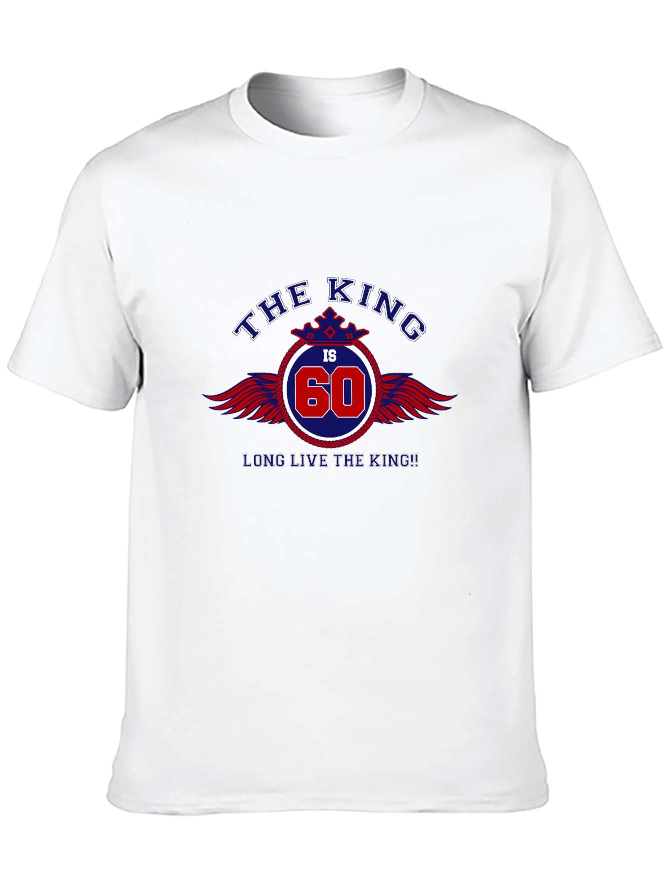The King is 60 Black T-Shirt