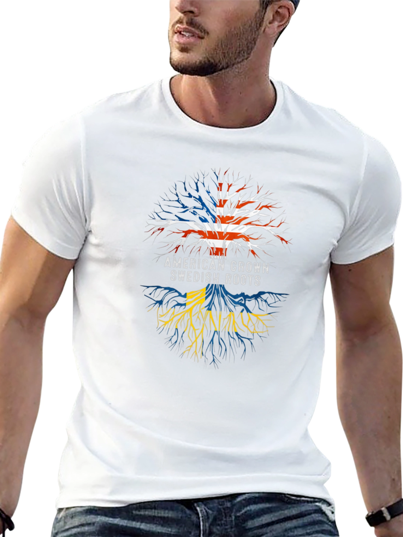 American Grown Swedish Roots Graphic Tee