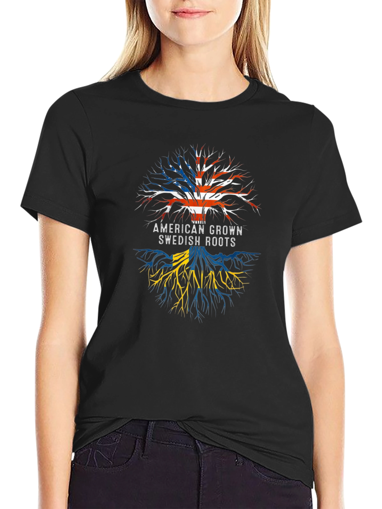 American Grown Swedish Roots Graphic Tee