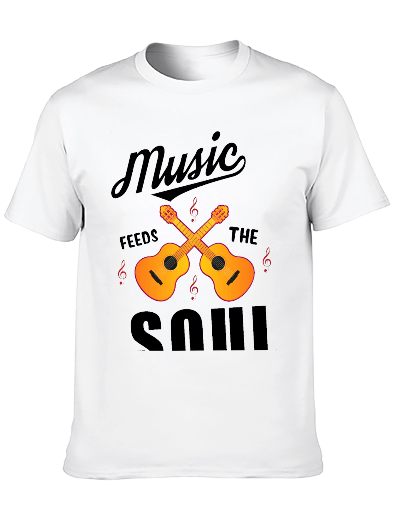 Music Feeds the Soul Graphic Tee