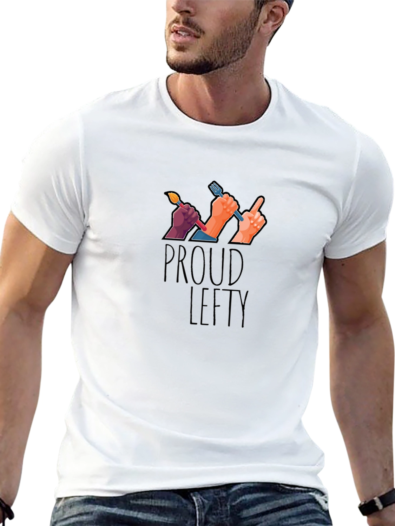 Proud Lefty Graphic Tee - Left Handed Pride!