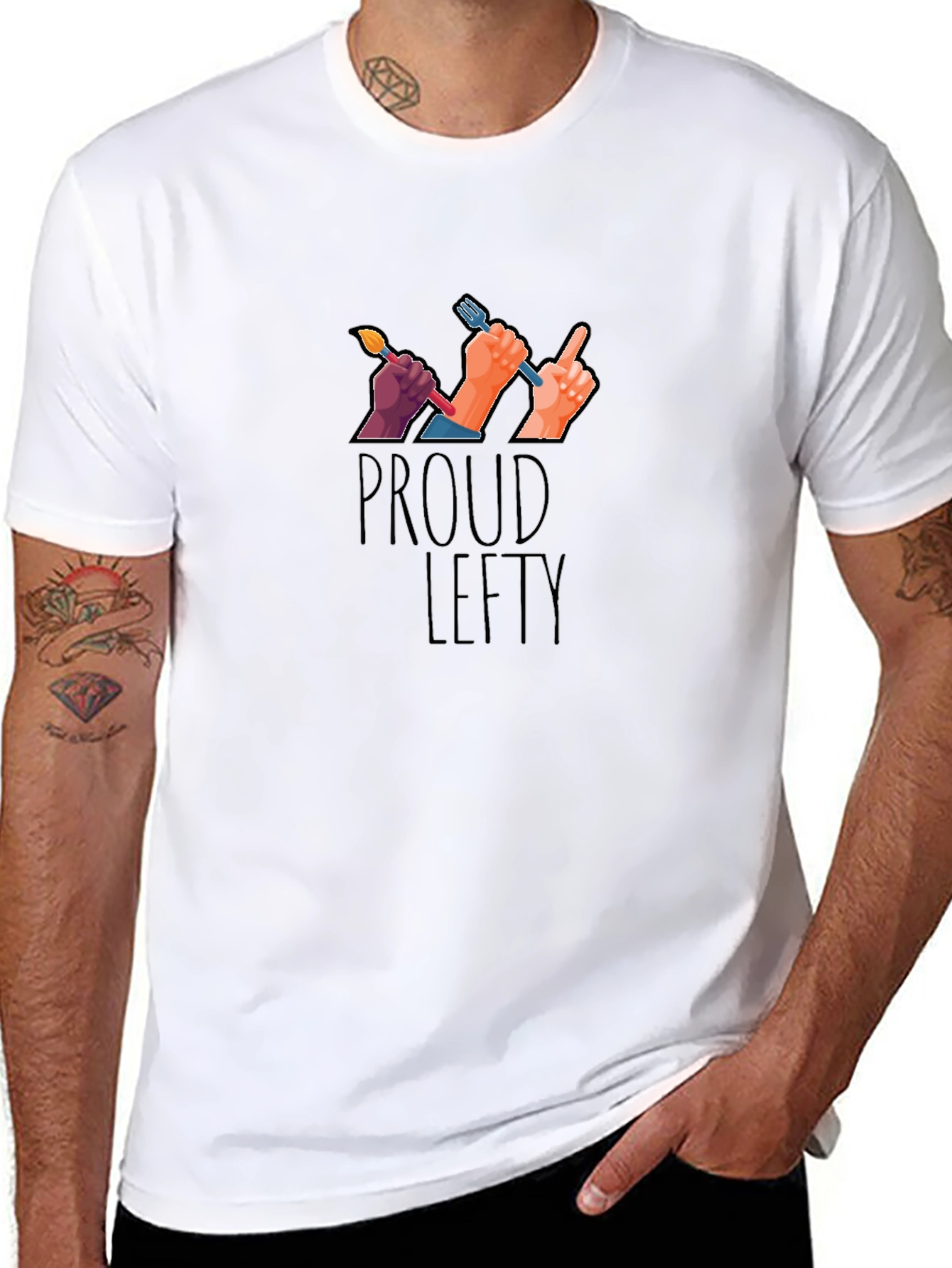 Proud Lefty Graphic Tee - Left Handed Pride!