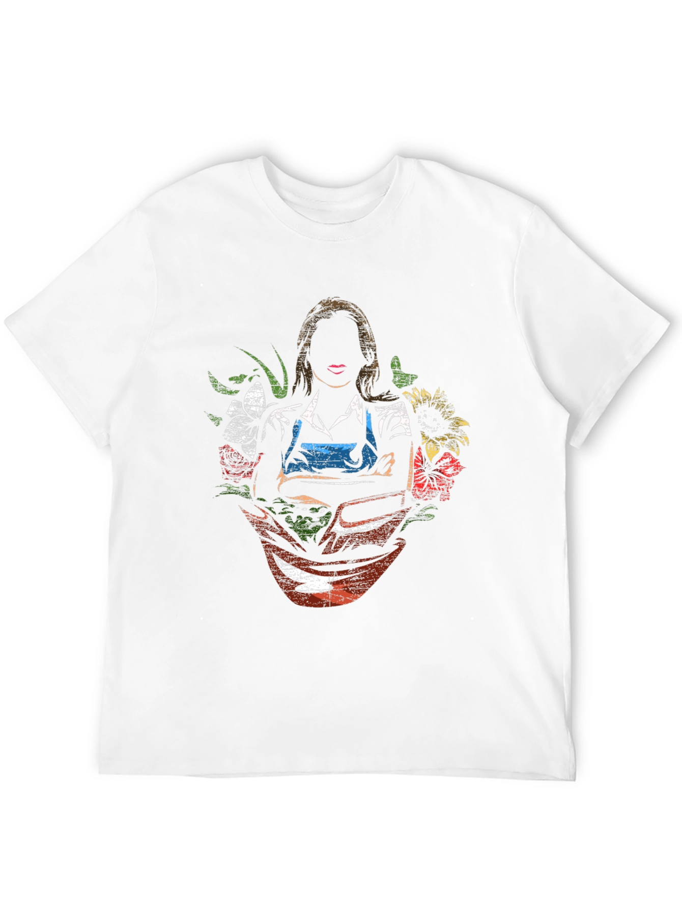 Floral Gardener Graphic T-Shirt