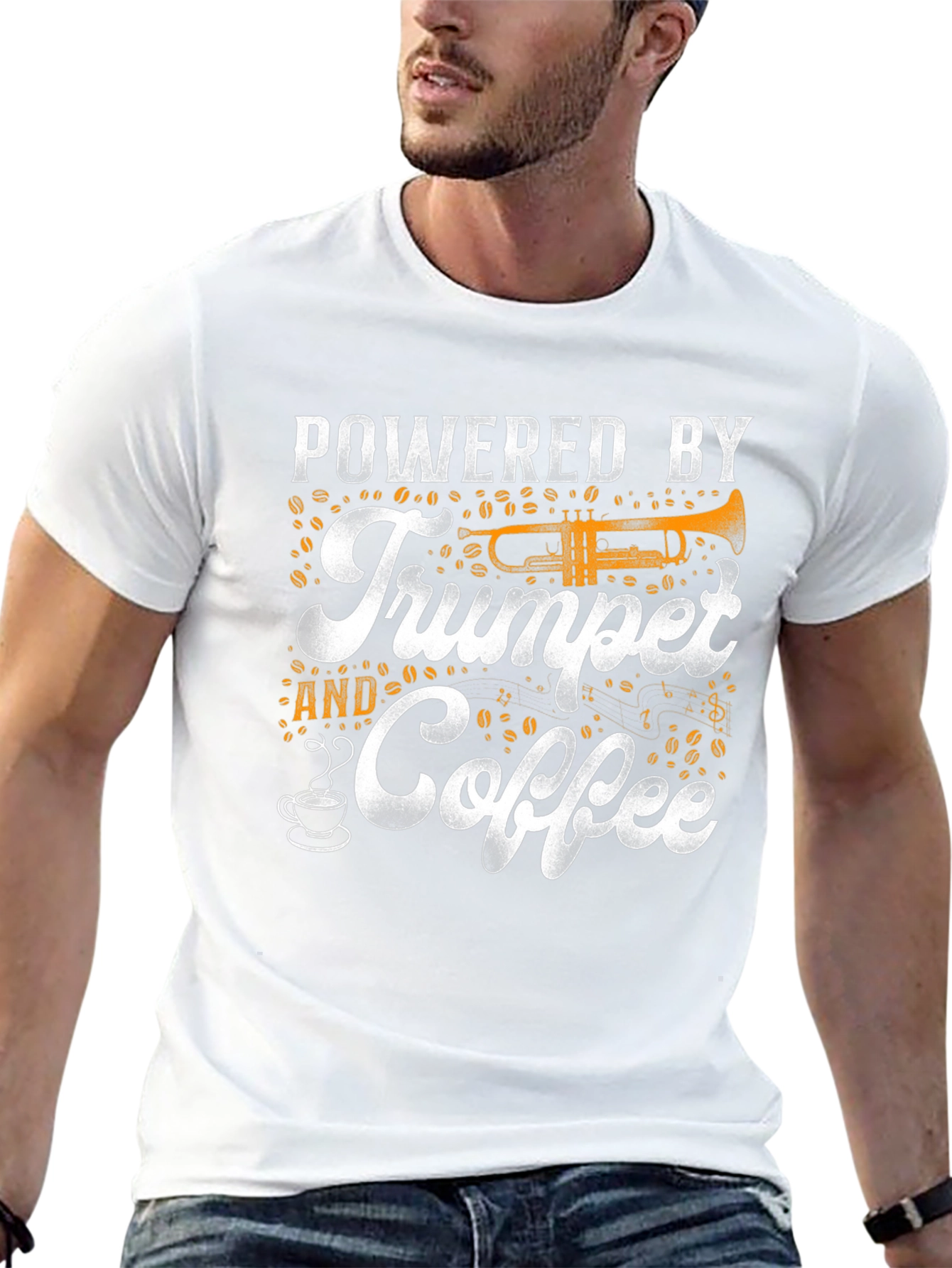 Powered By Trumpet and Coffee T-Shirt