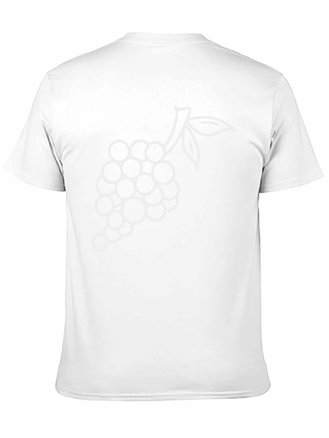 Grapes Graphic Tee - Stylish Black T-Shirt