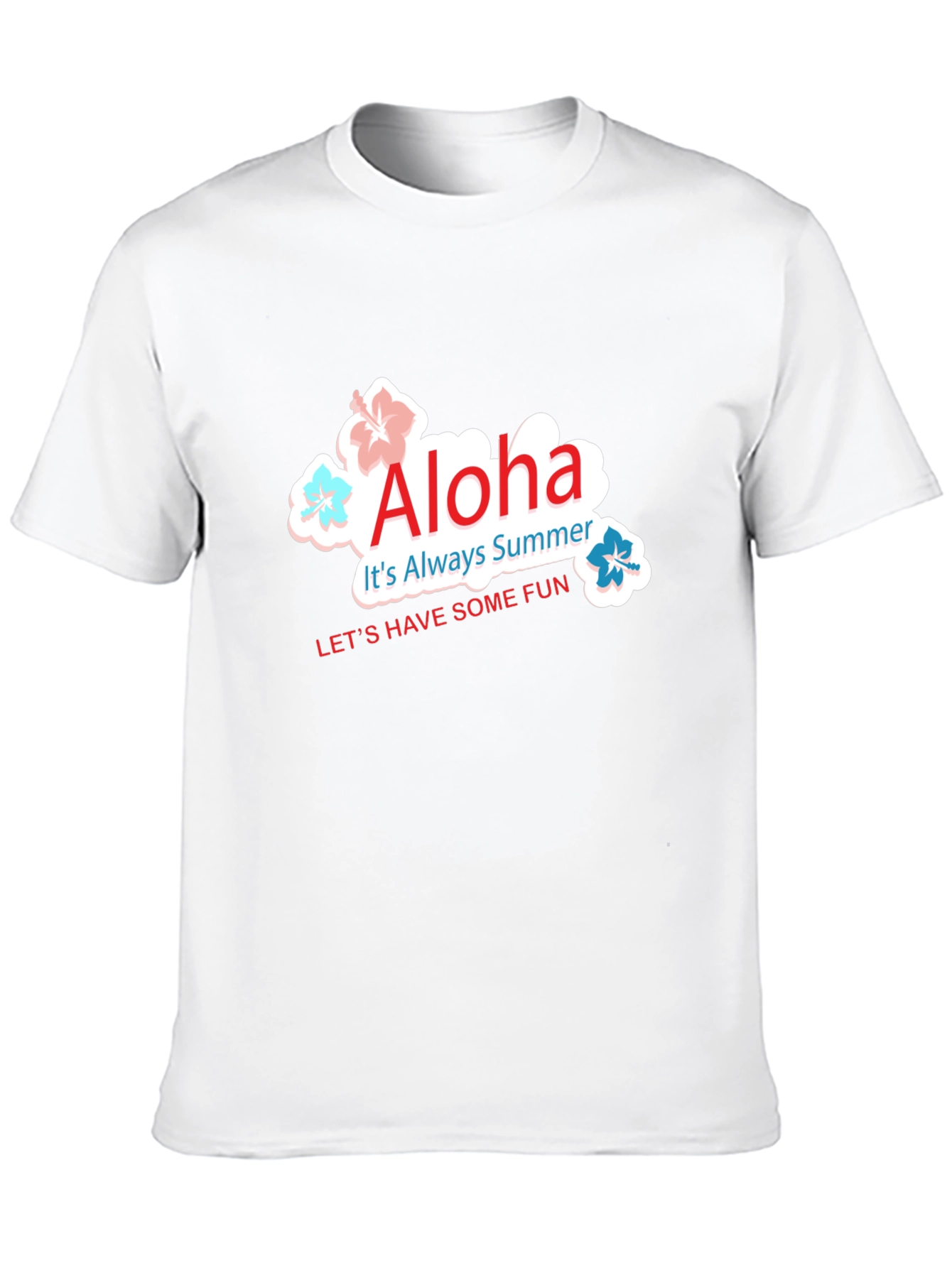 Aloha Summer Black T-Shirt