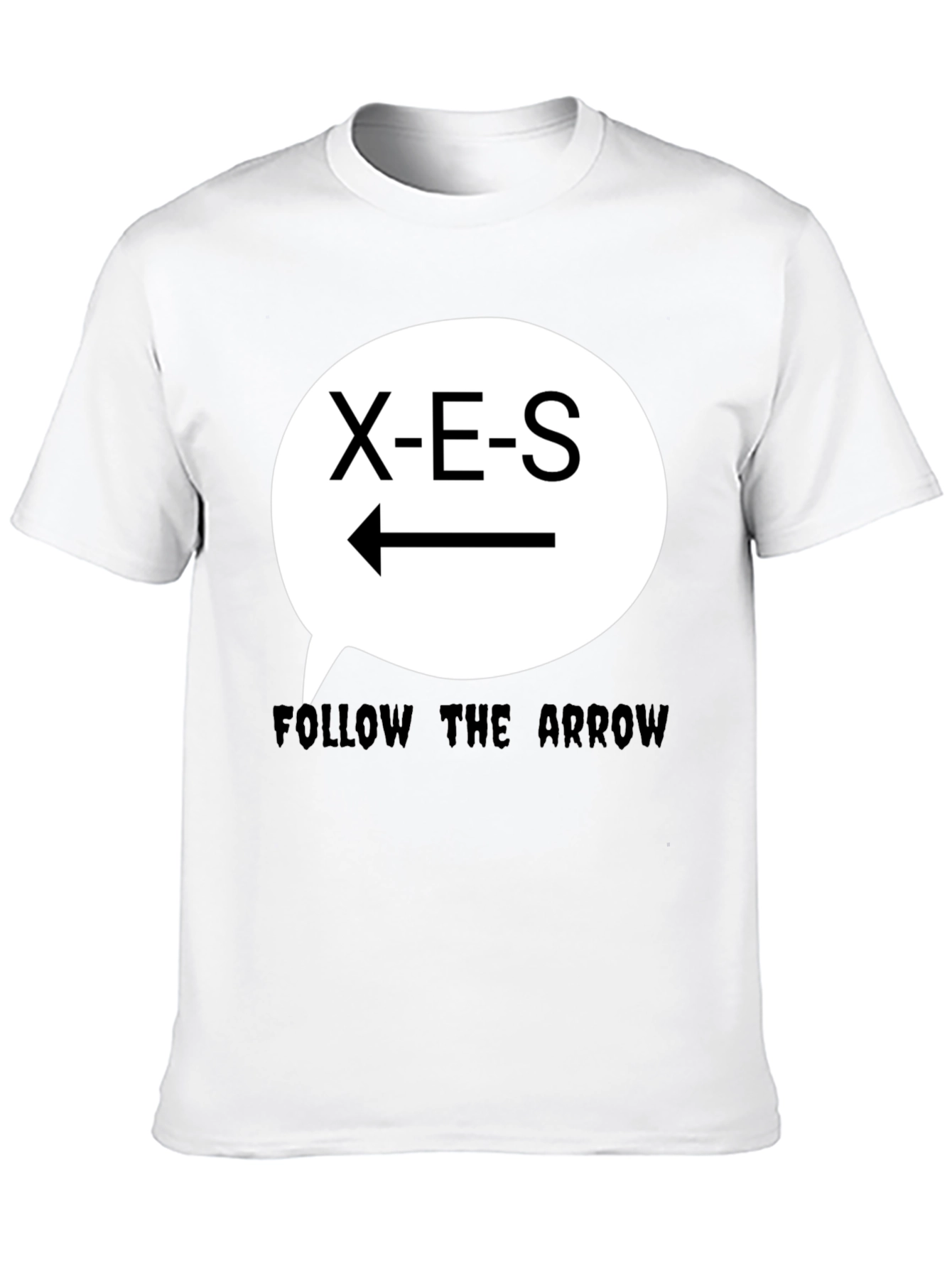 X-E-S Follow the Arrow Graphic T-Shirt