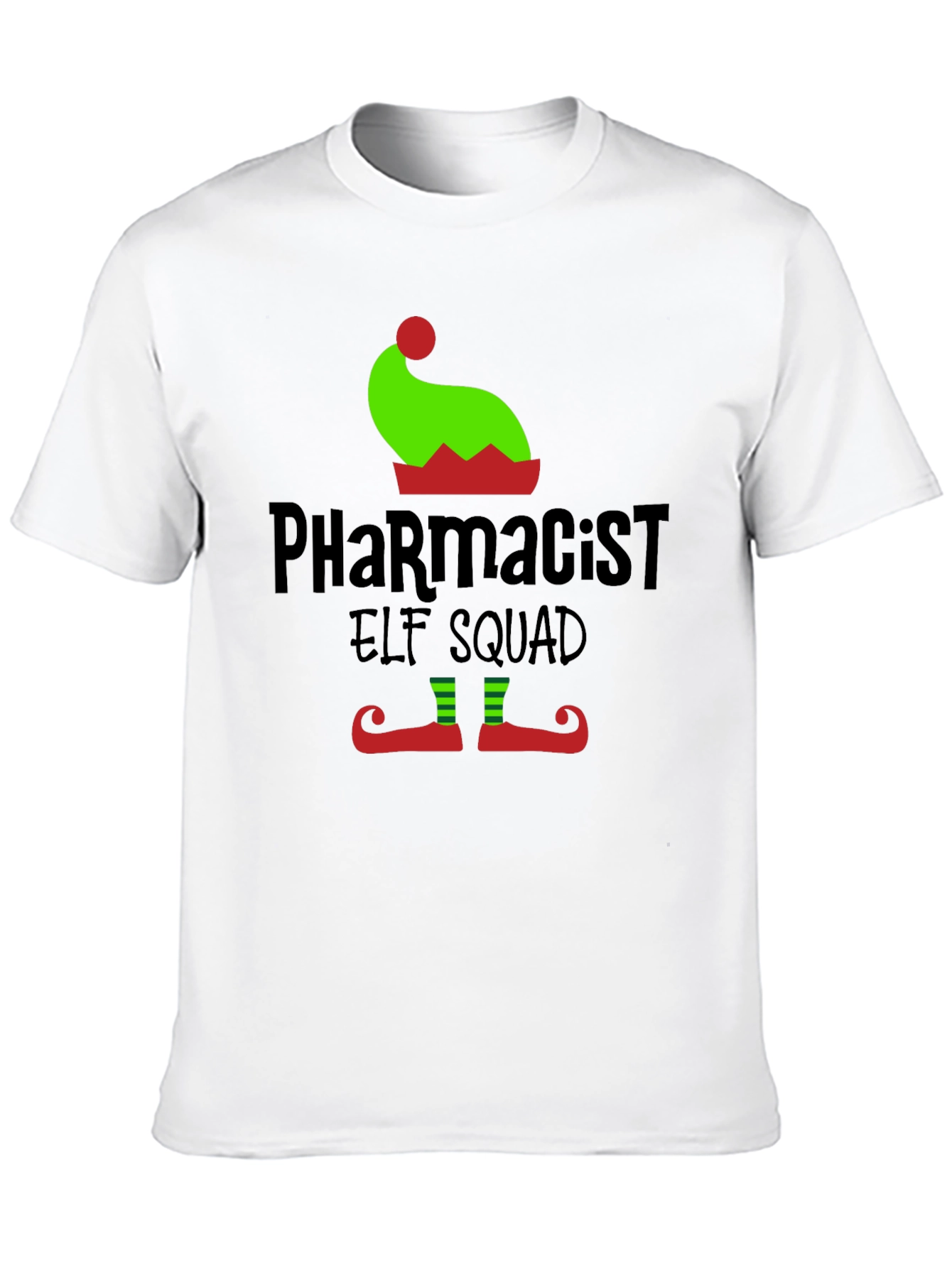 Pharmacist Elf Squad T-Shirt - Holiday Cheer