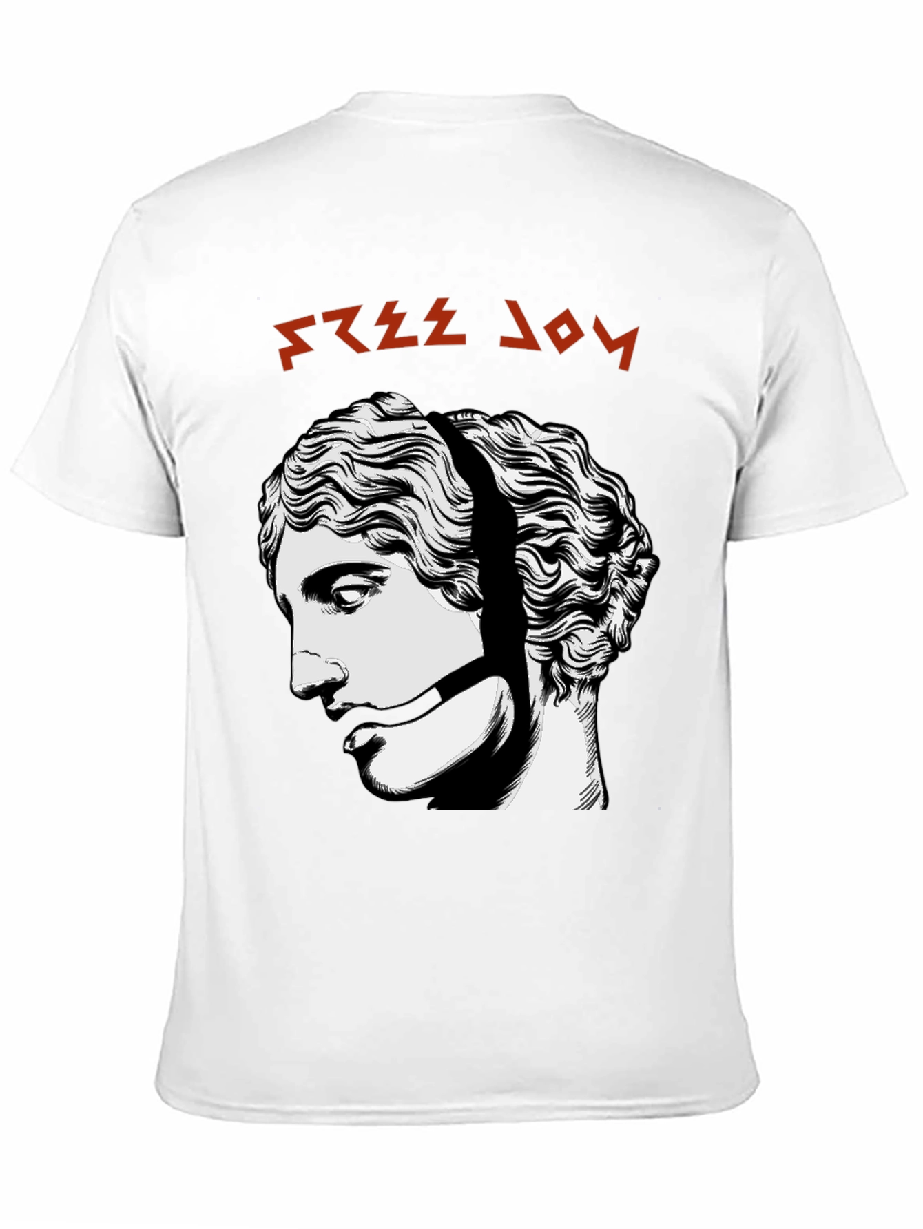 Free Joy Graphic Tee - Black Cotton Shirt