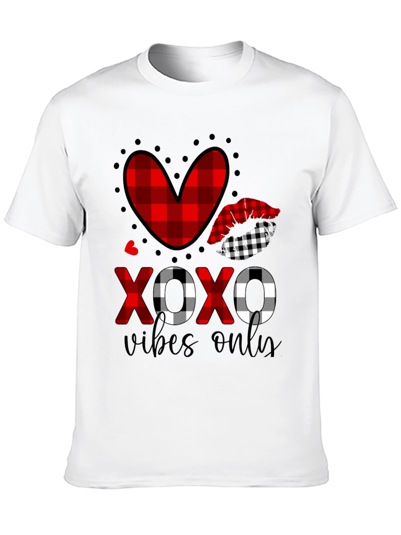 XOXO Vibes Only Valentines Graphic Tee
