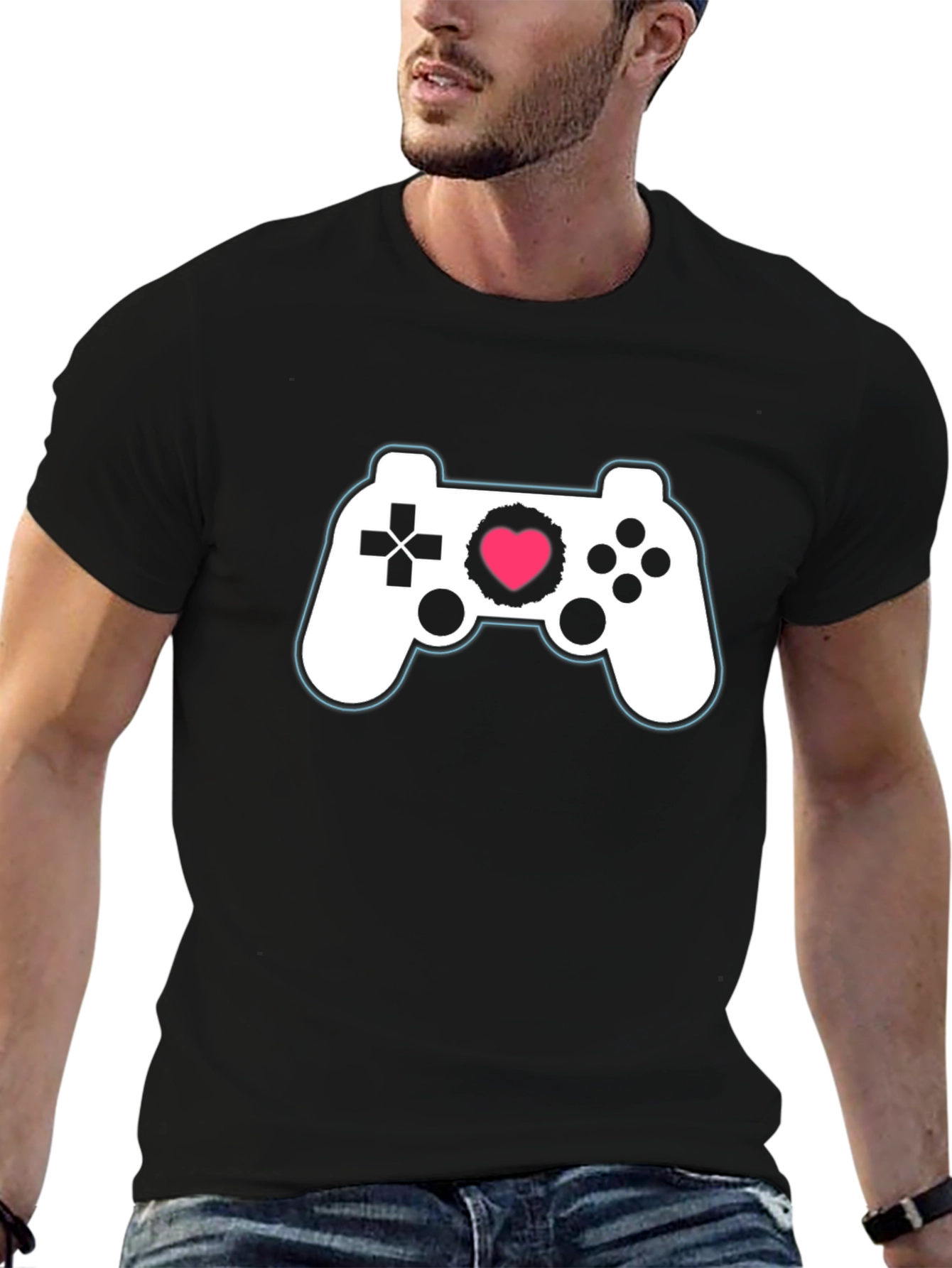 Gamer Heart T-Shirt - Love Gaming Style