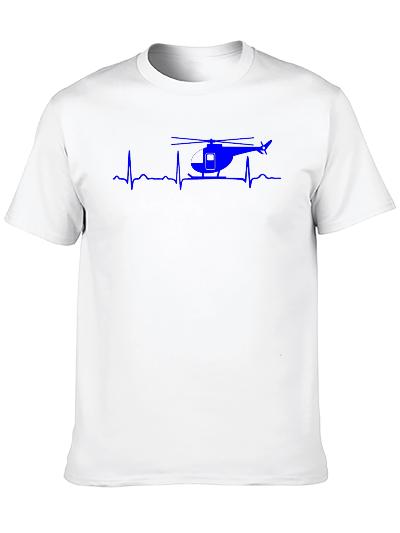 Helicopter Heartbeat Graphic Tee