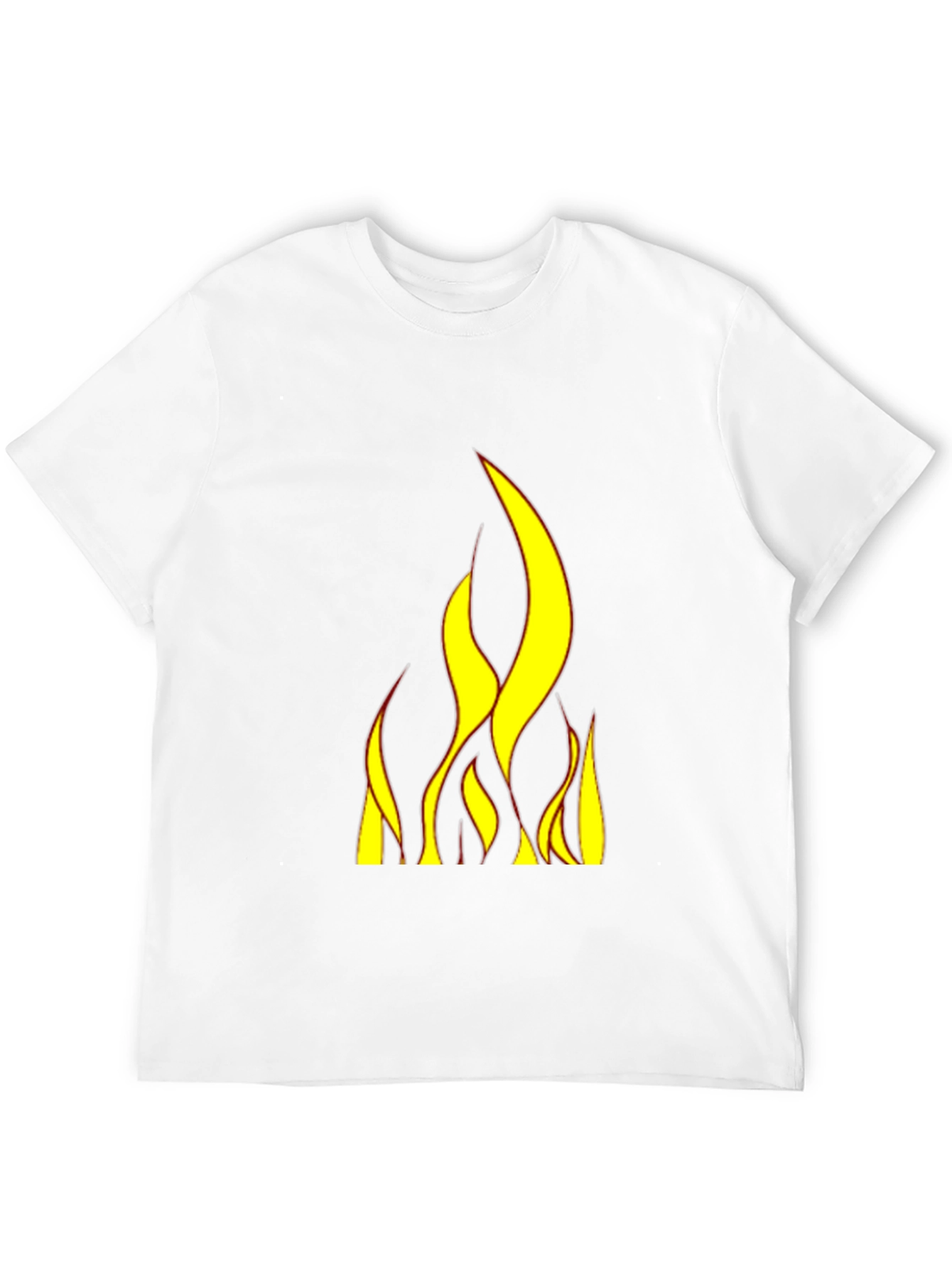 Fiery Flames Black T-Shirt