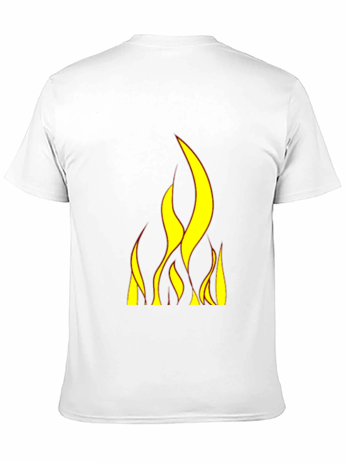 Fiery Flames Black T-Shirt