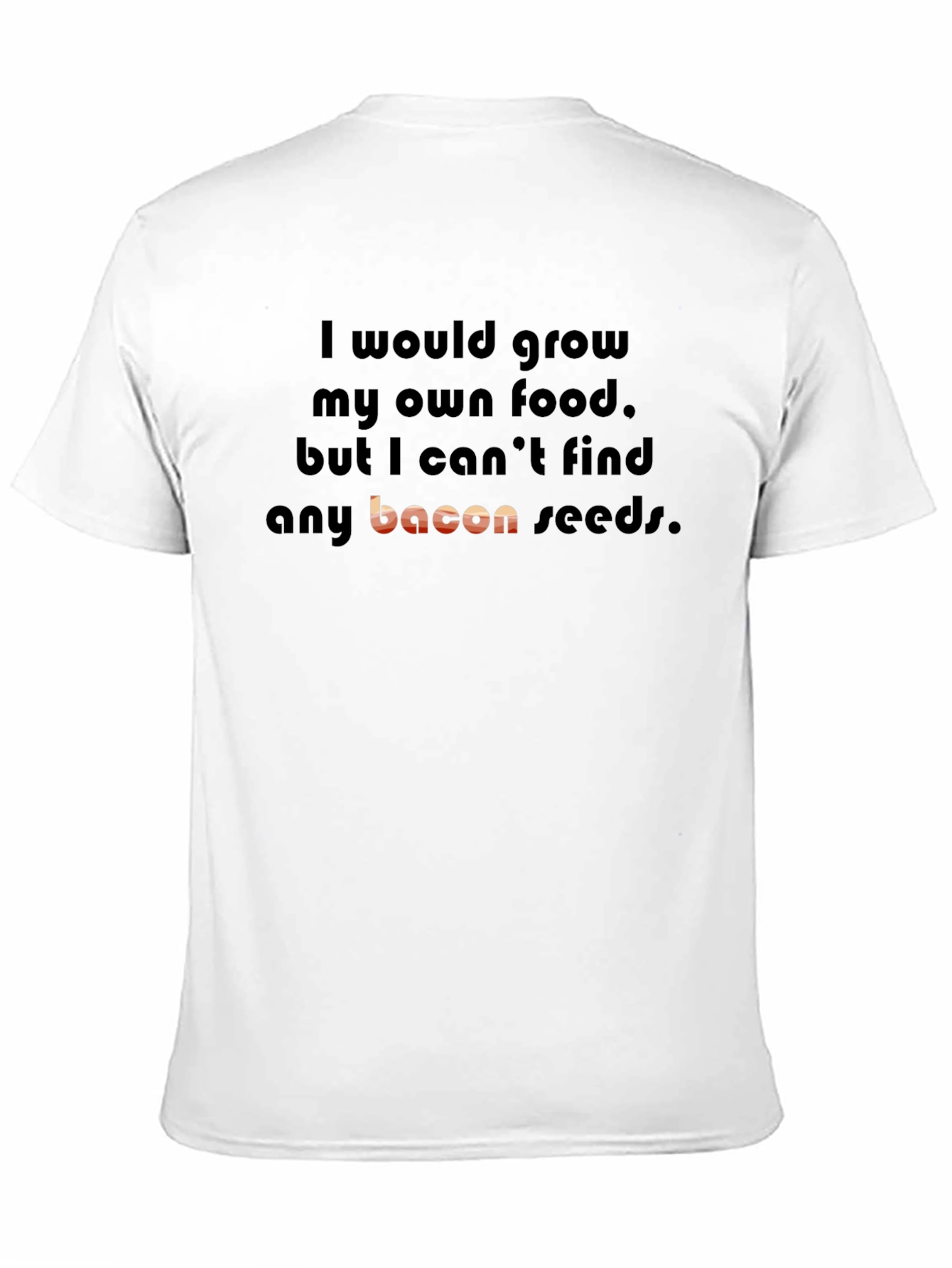 Funny Bacon Seeds Graphic T-Shirt