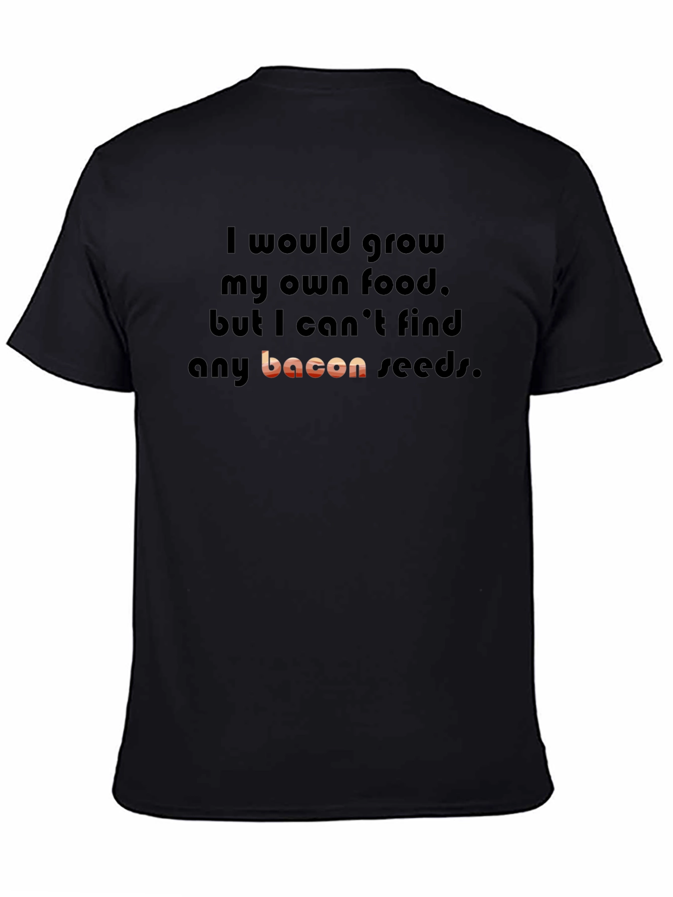 Funny Bacon Seeds Graphic T-Shirt