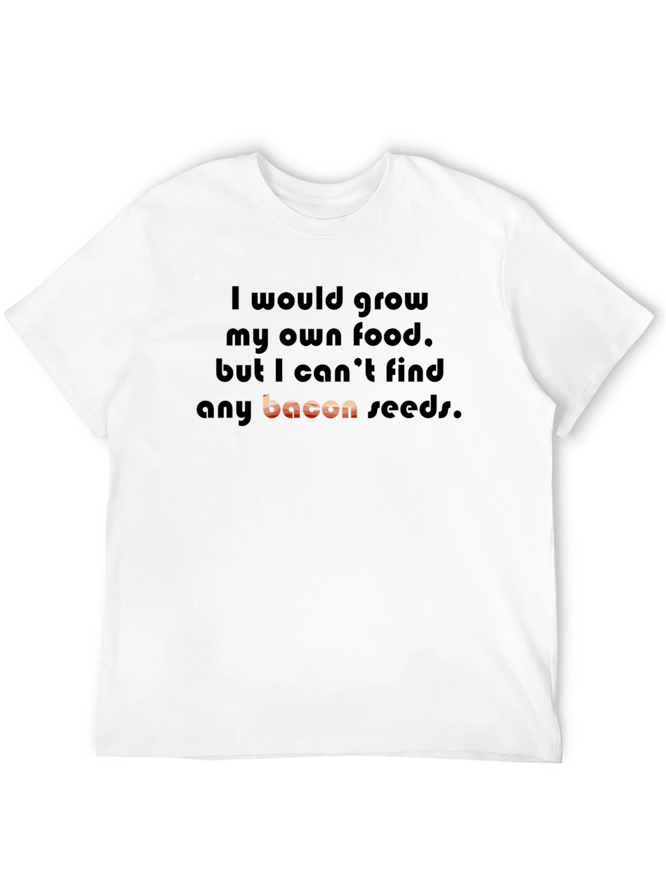 Funny Bacon Seeds Graphic T-Shirt