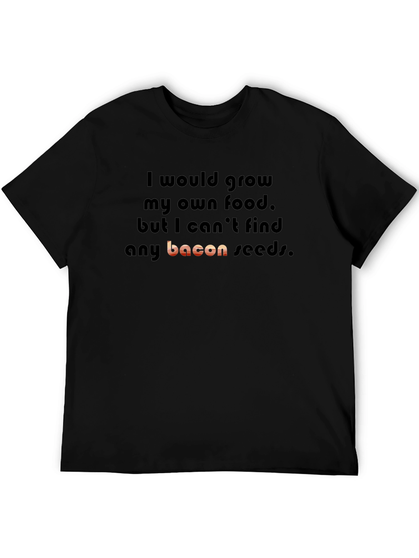 Funny Bacon Seeds Graphic T-Shirt