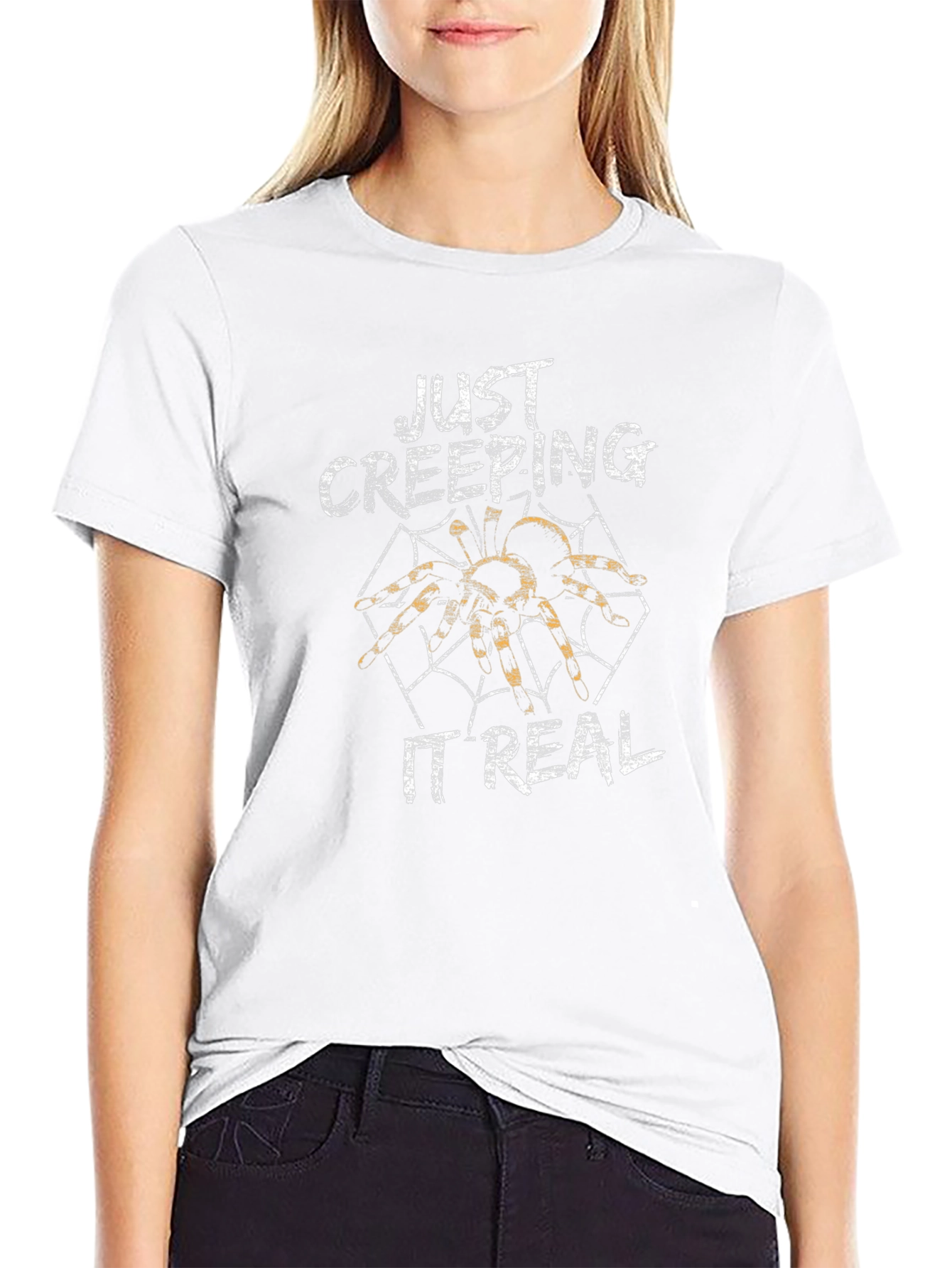 Just Creeping It Real Spider Graphic Tee