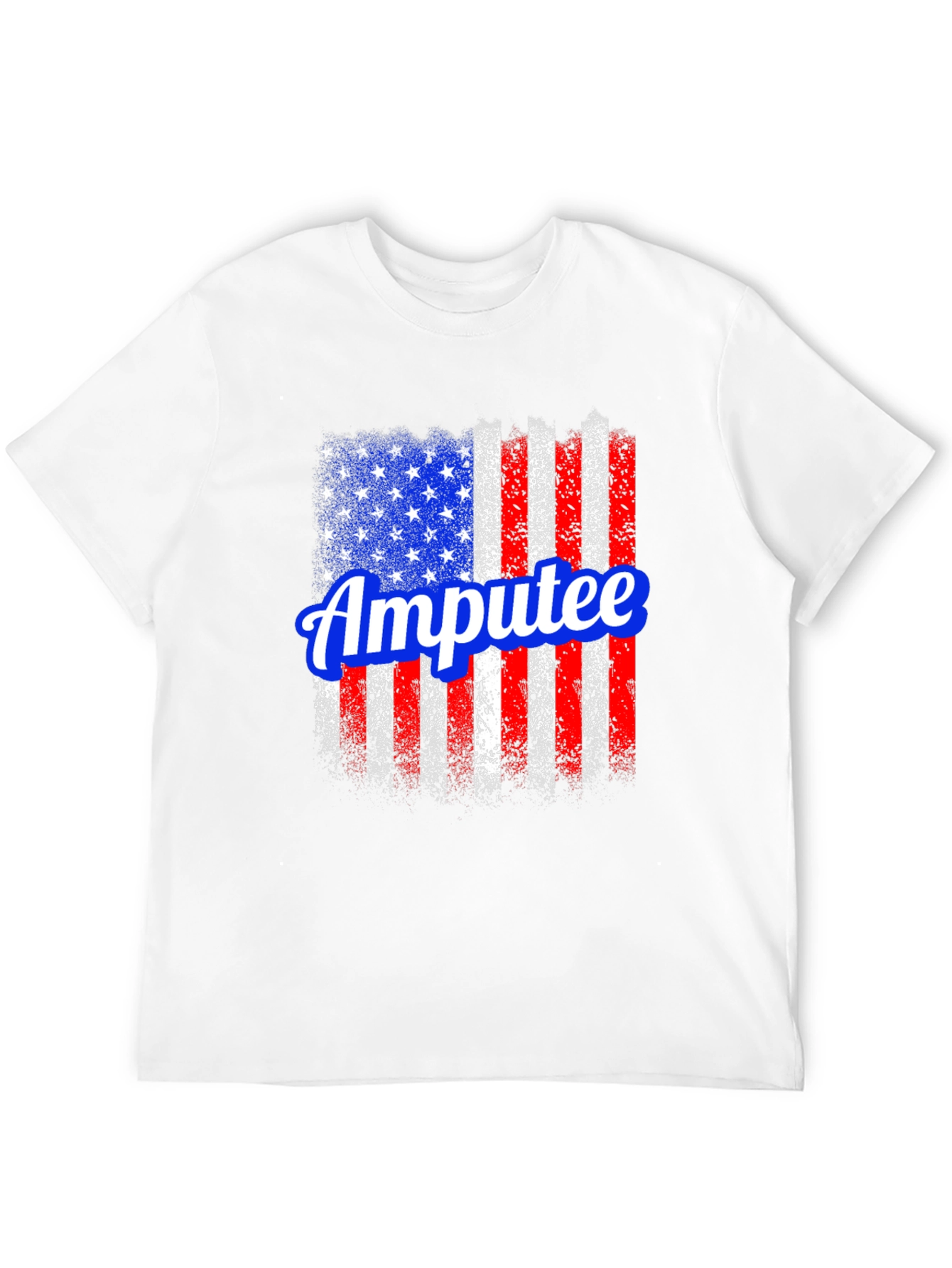 Amputee American Flag Graphic T-Shirt