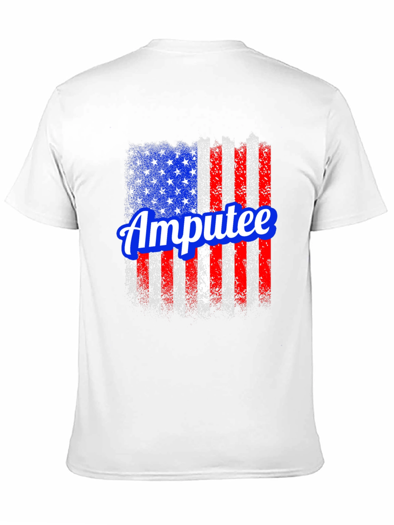 Amputee American Flag Graphic T-Shirt