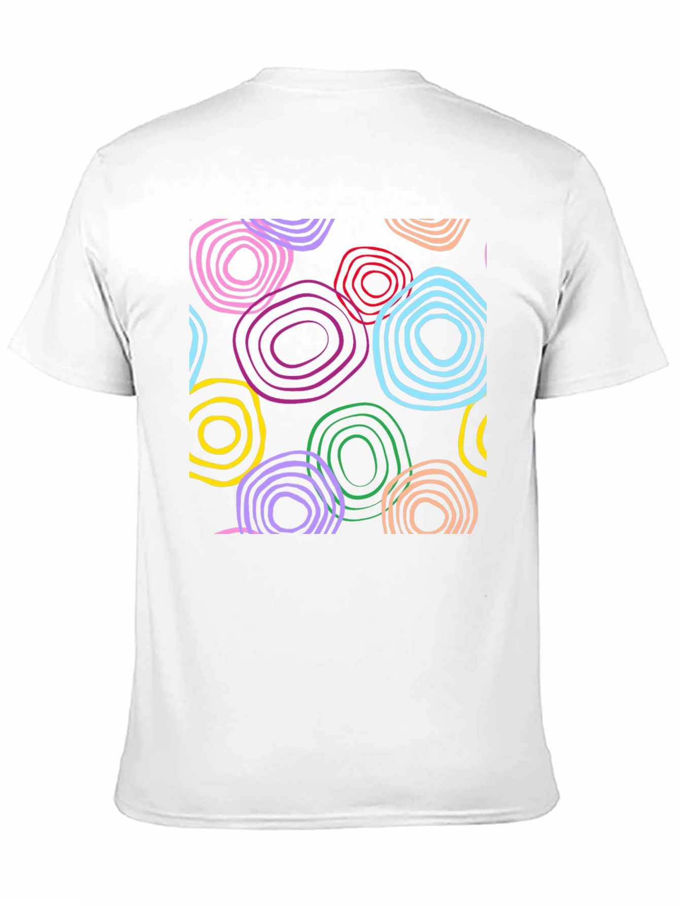 Funky Rings Graphic Black T-Shirt