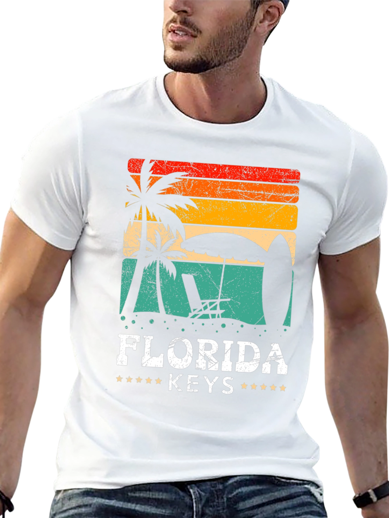 Florida Keys Retro Graphic T-Shirt