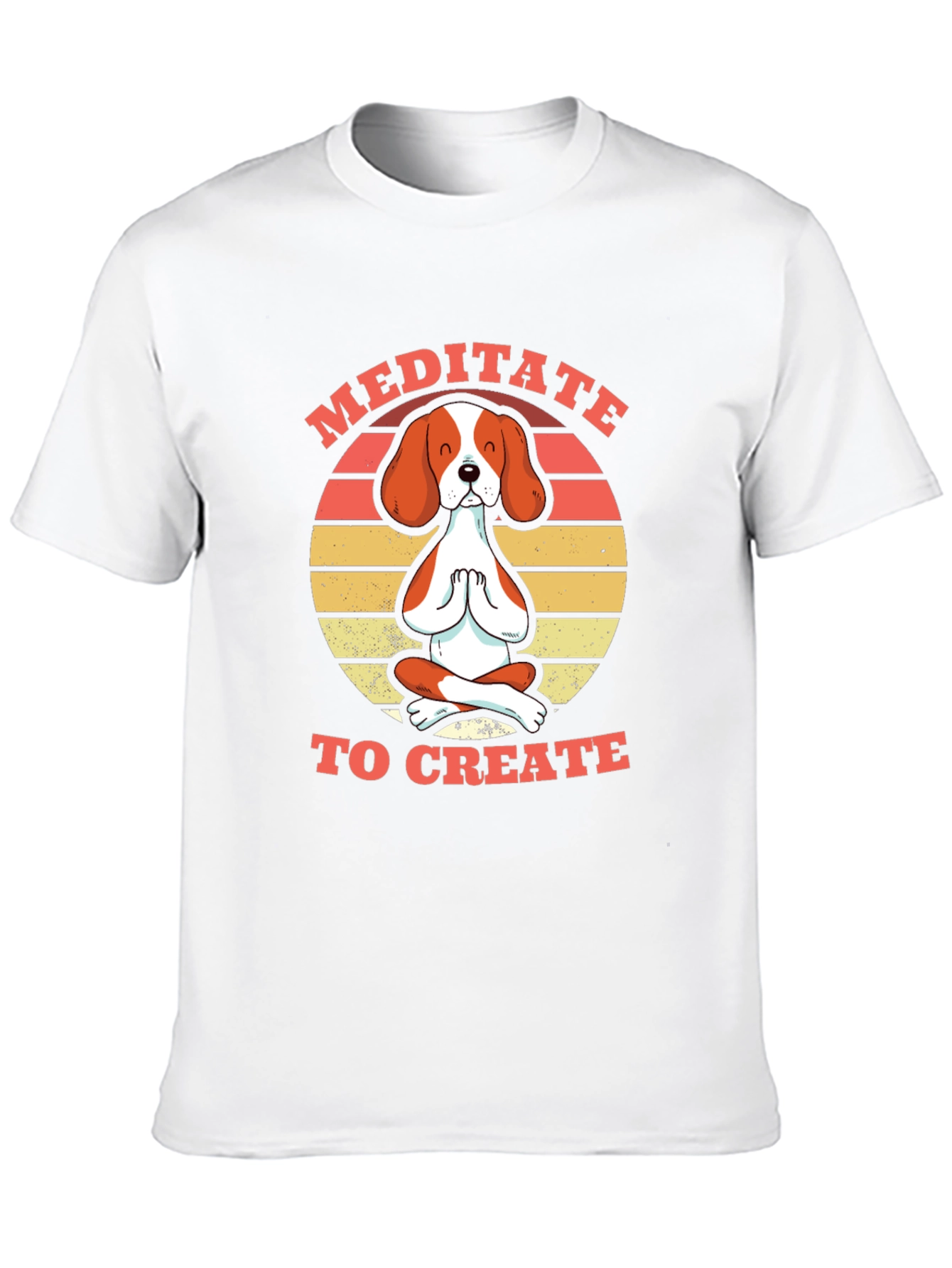 Meditate to Create Dog T-Shirt