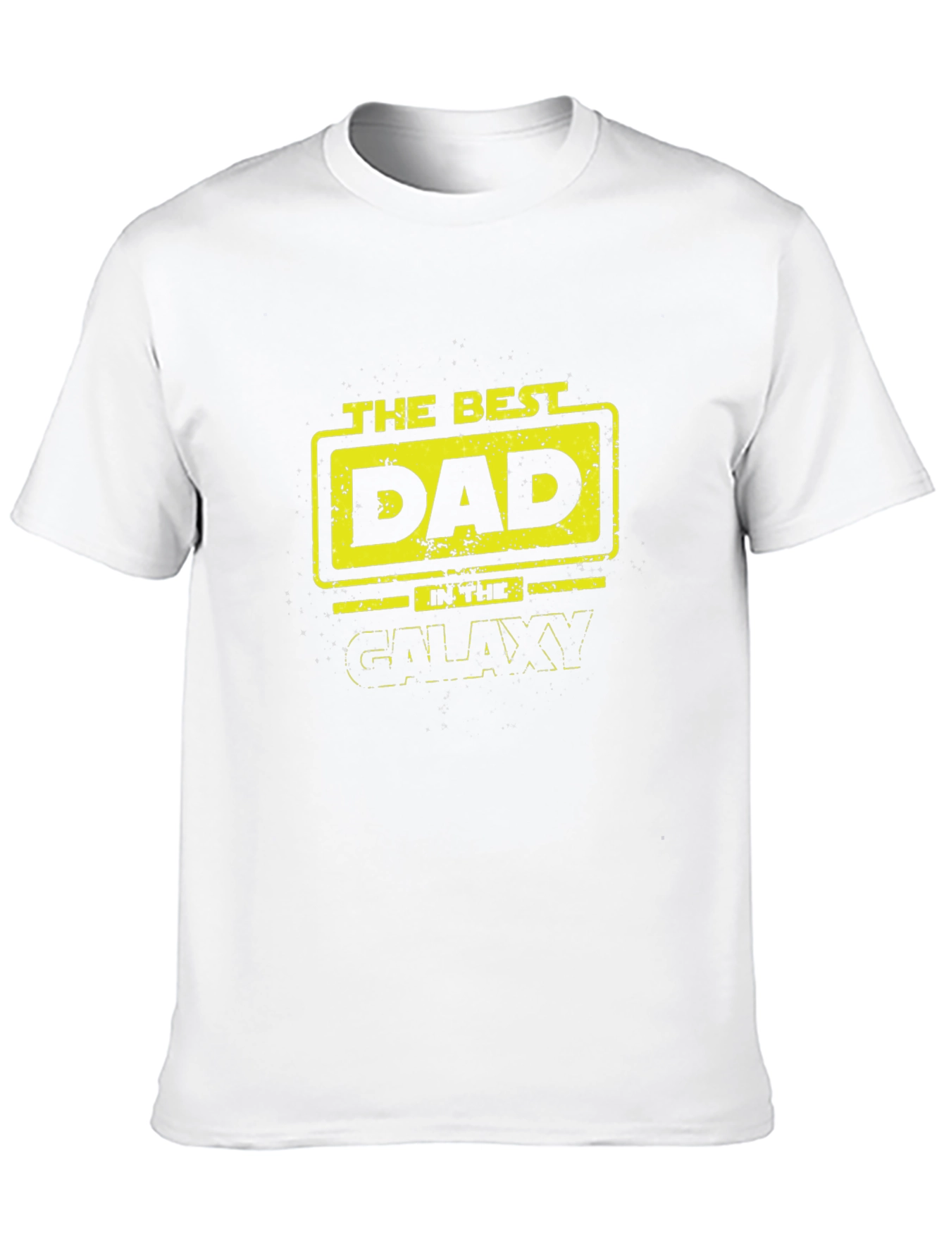 Best Dad in the Galaxy Mens Graphic T-Shirt