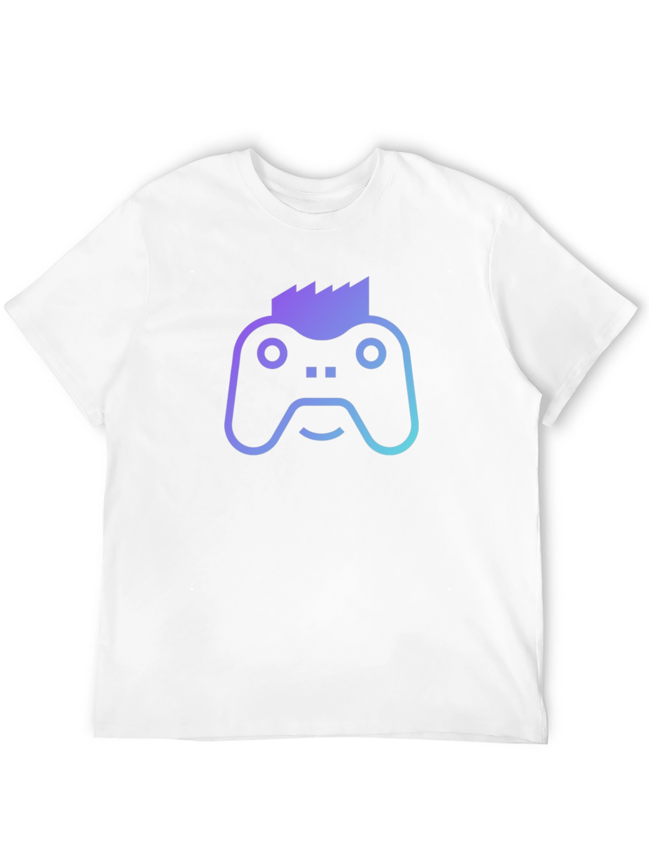 Gamer Controller Punk Graphic Tee - Black Cotton T-Shirt