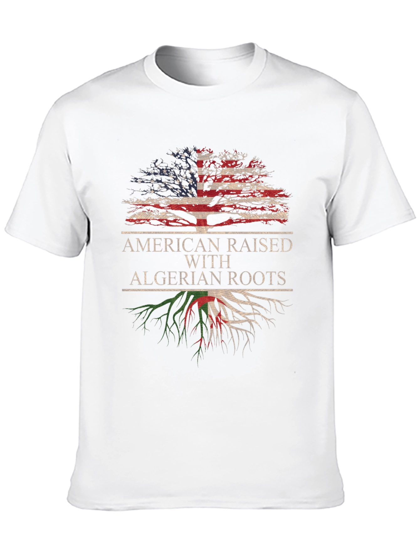 American Raised with Algerian Roots T-Shirt