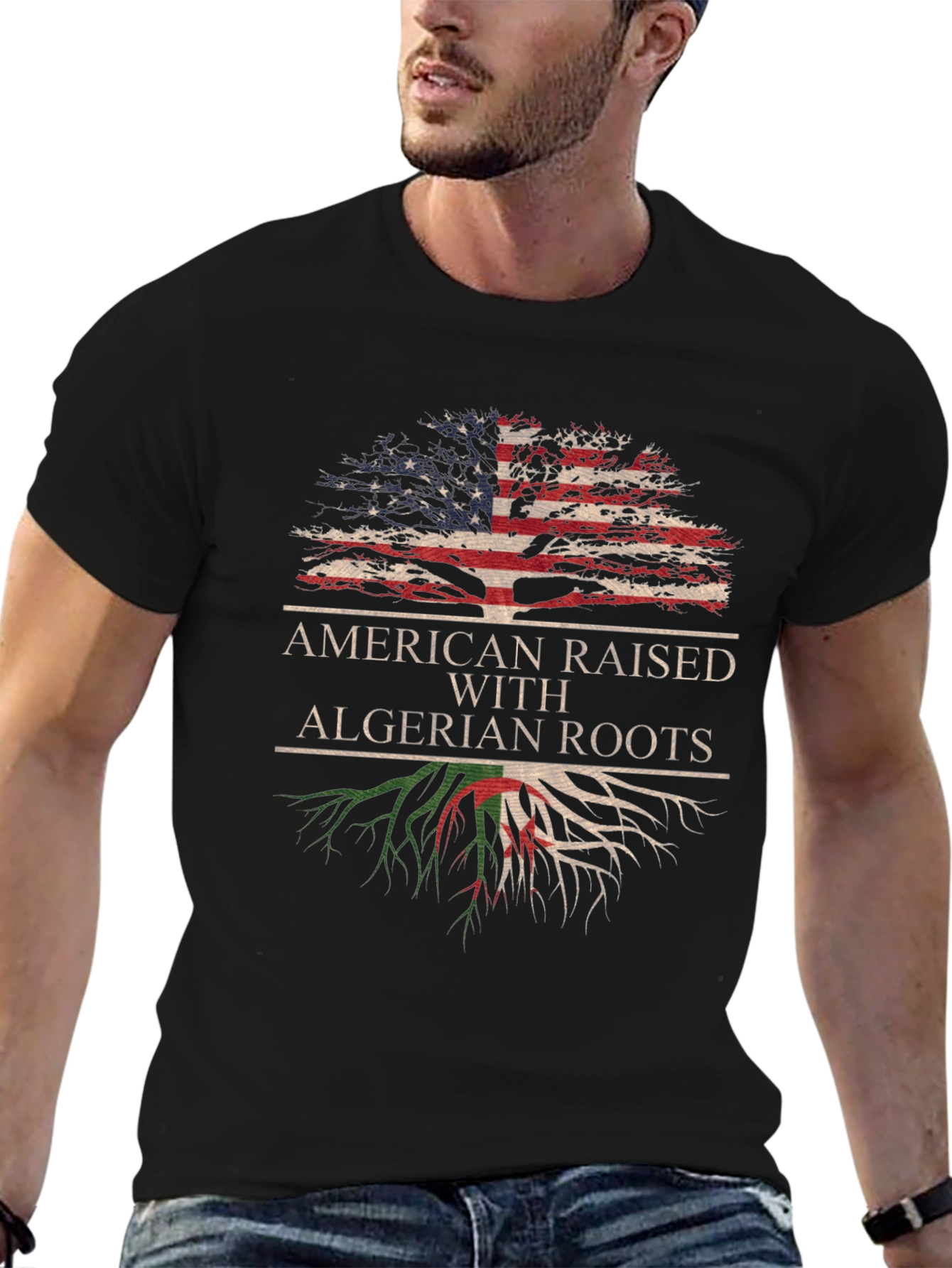 American Raised with Algerian Roots T-Shirt