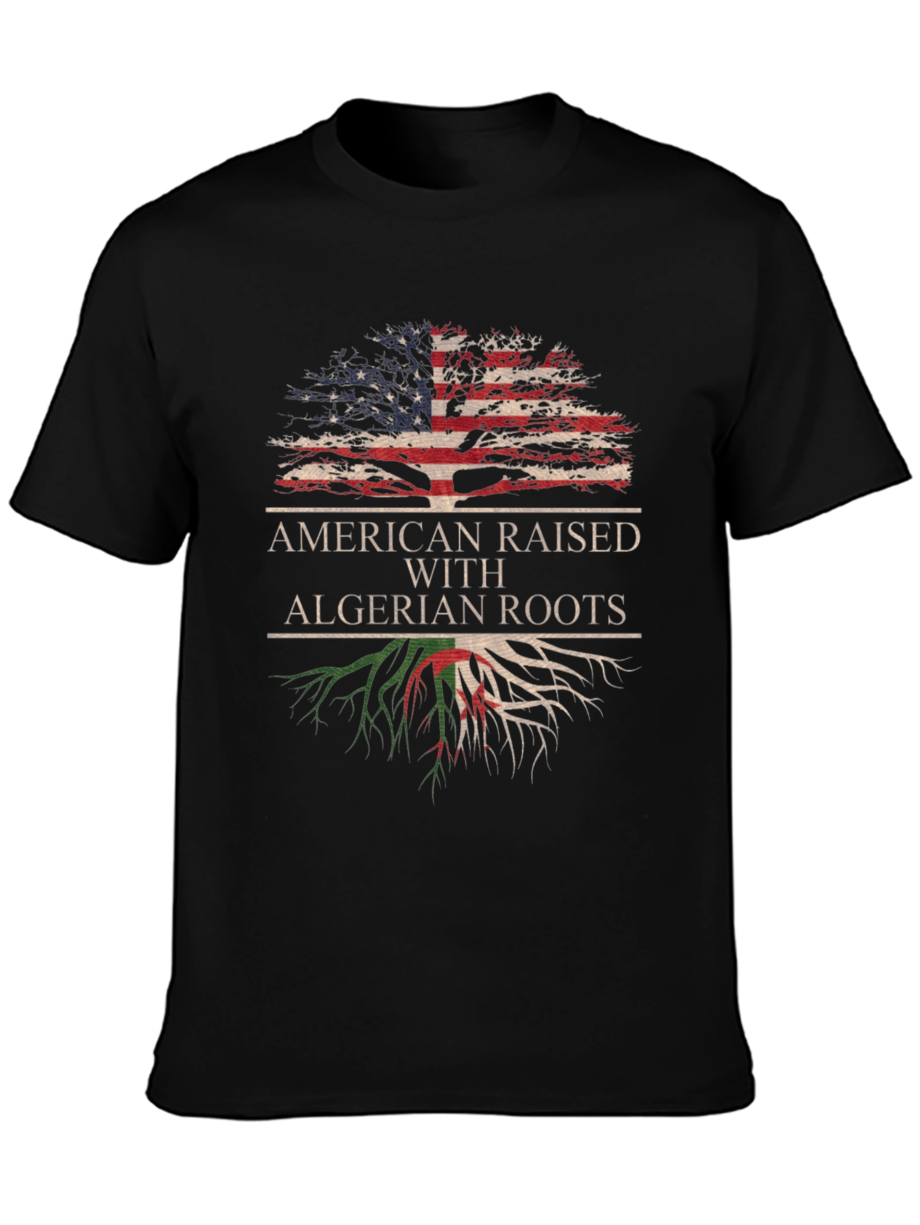 American Raised with Algerian Roots T-Shirt